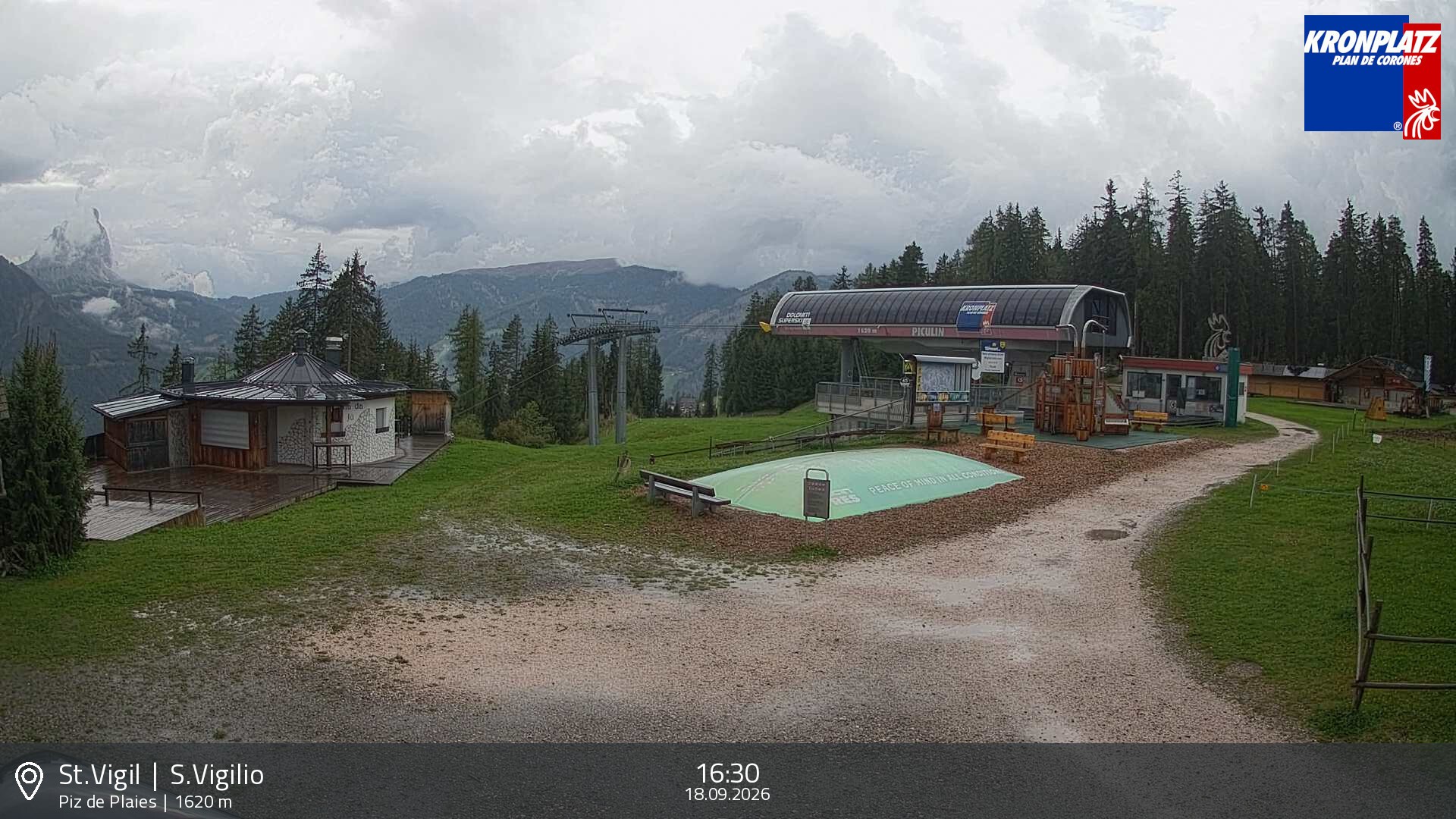 Archiv Foto Webcam Piz de Plaies, Kronplatz