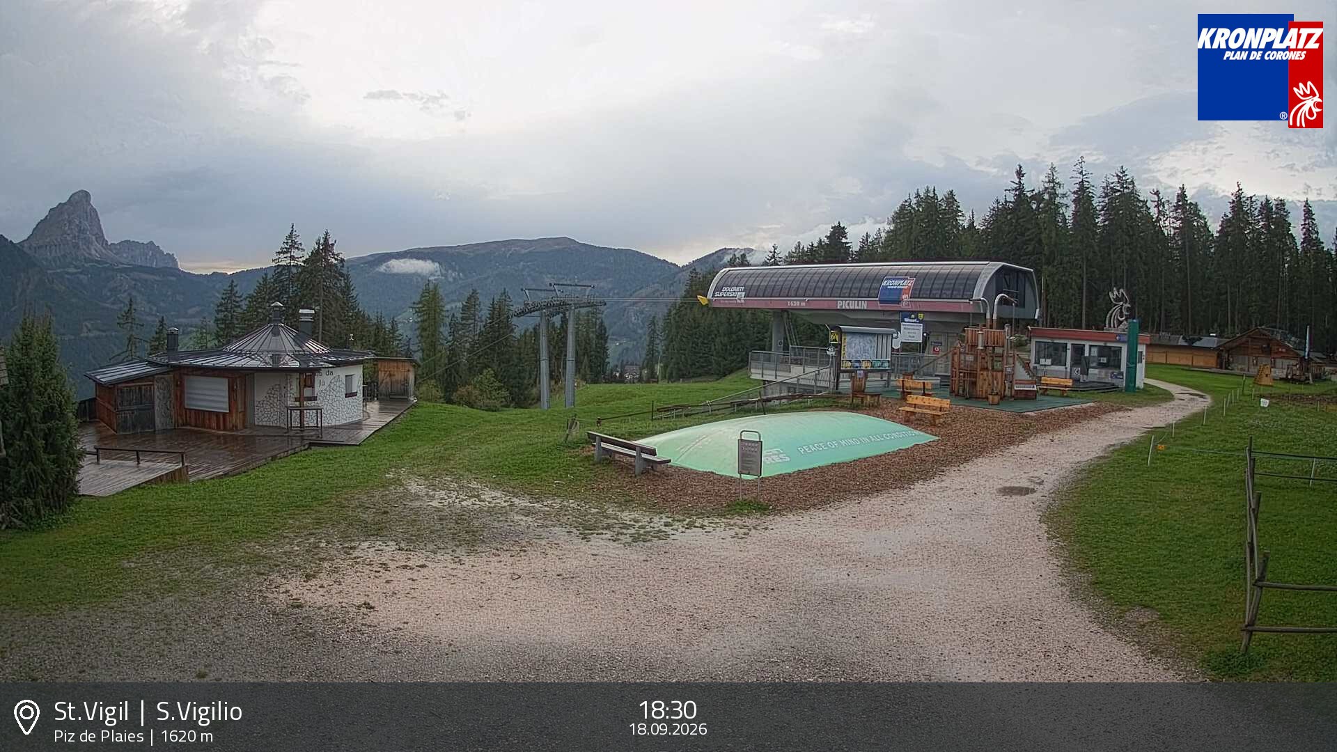 Archiv Foto Webcam Piz de Plaies, Kronplatz