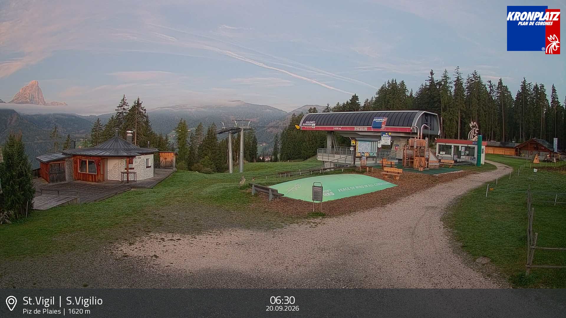 Archiv Foto Webcam Piz de Plaies, Kronplatz