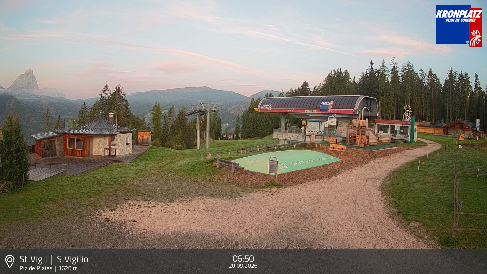 Archiv Foto Webcam Piz de Plaies, Kronplatz