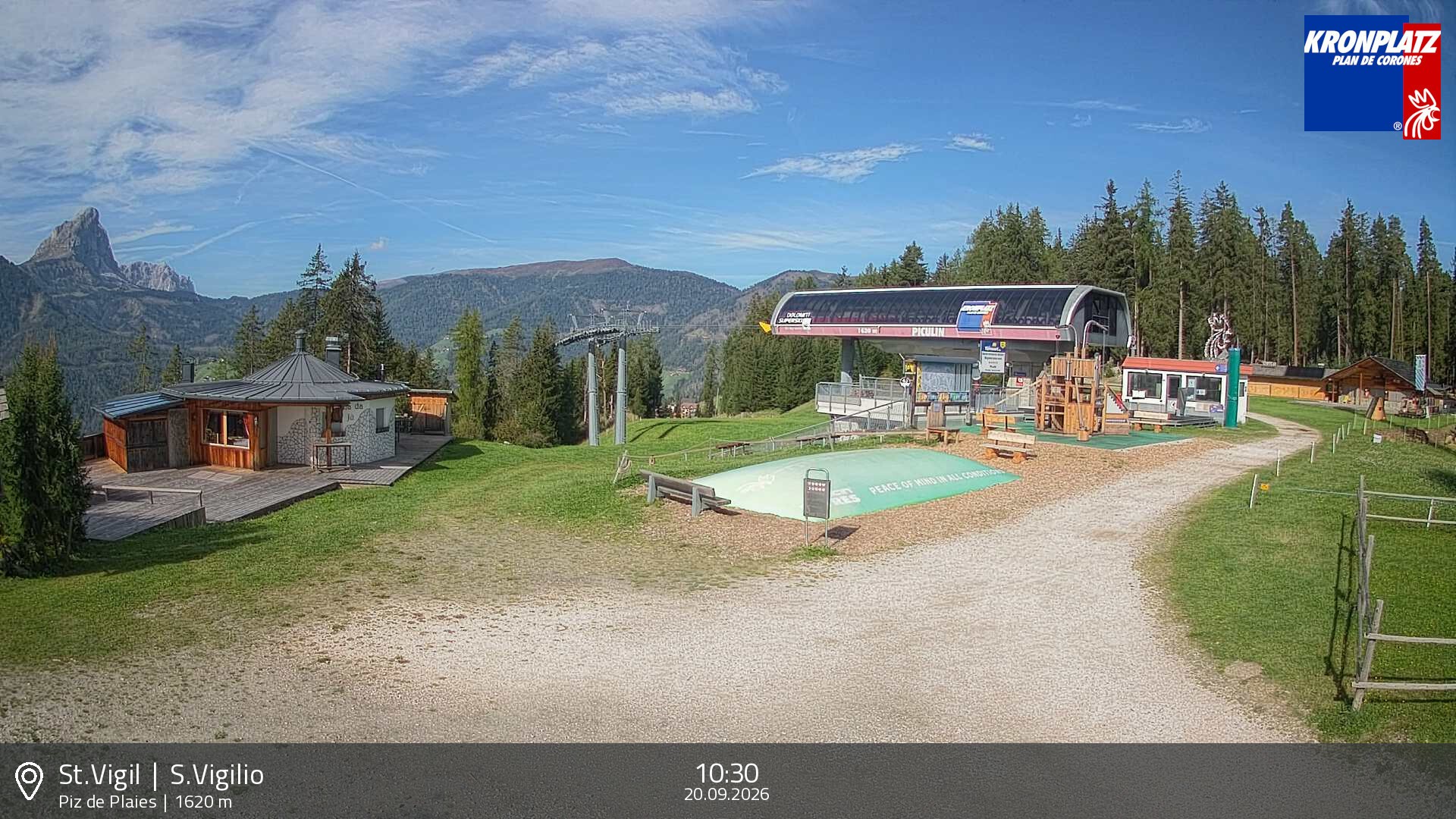 Archiv Foto Webcam Piz de Plaies, Kronplatz