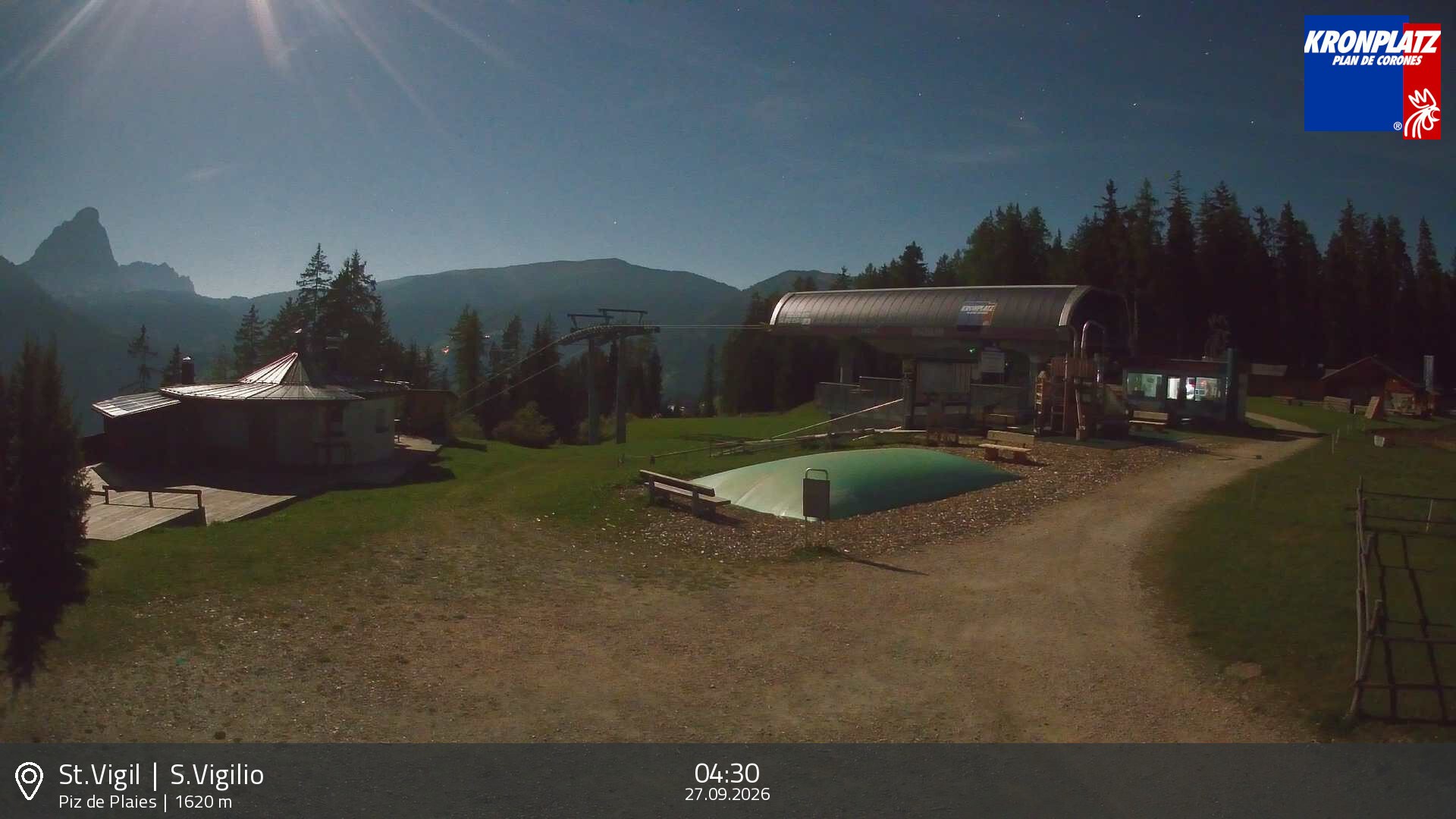 Archived image Webcam top station Piz de Plaies, Plan de Corones