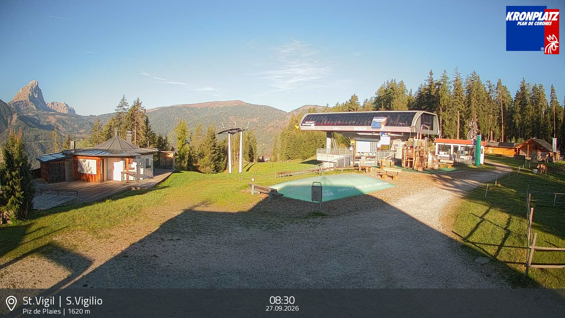 Archived image Webcam top station Piz de Plaies, Plan de Corones