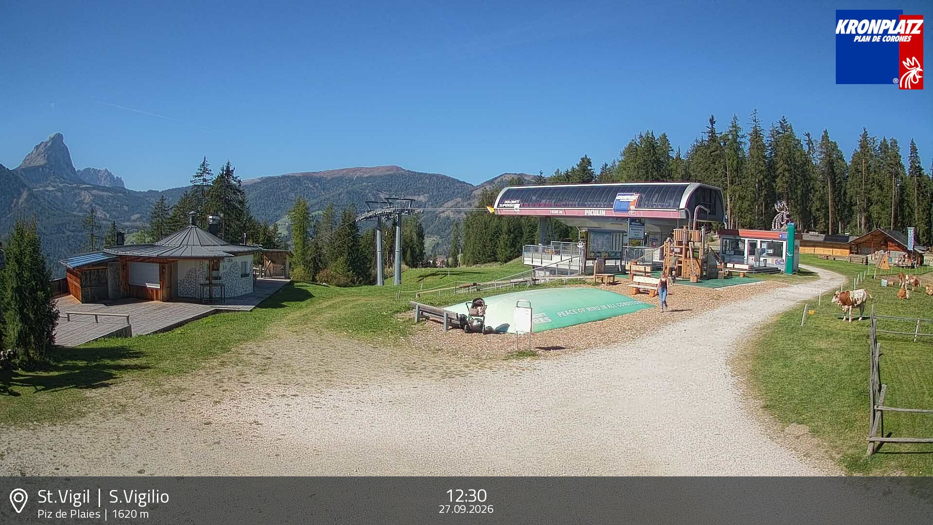 Archived image Webcam top station Piz de Plaies, Plan de Corones