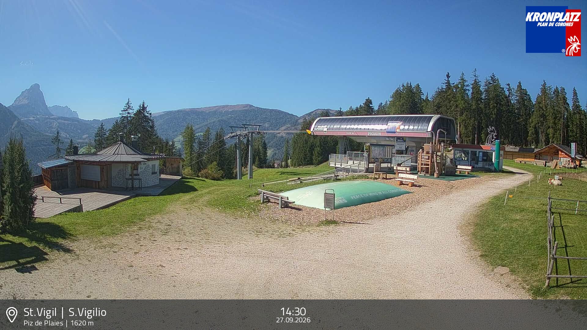 Archived image Webcam top station Piz de Plaies, Plan de Corones