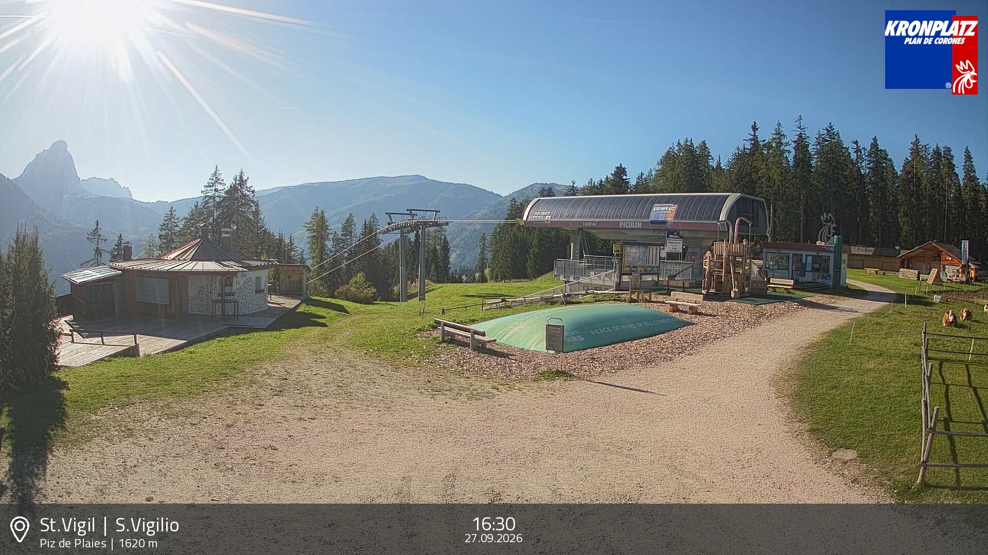 Archived image Webcam top station Piz de Plaies, Plan de Corones