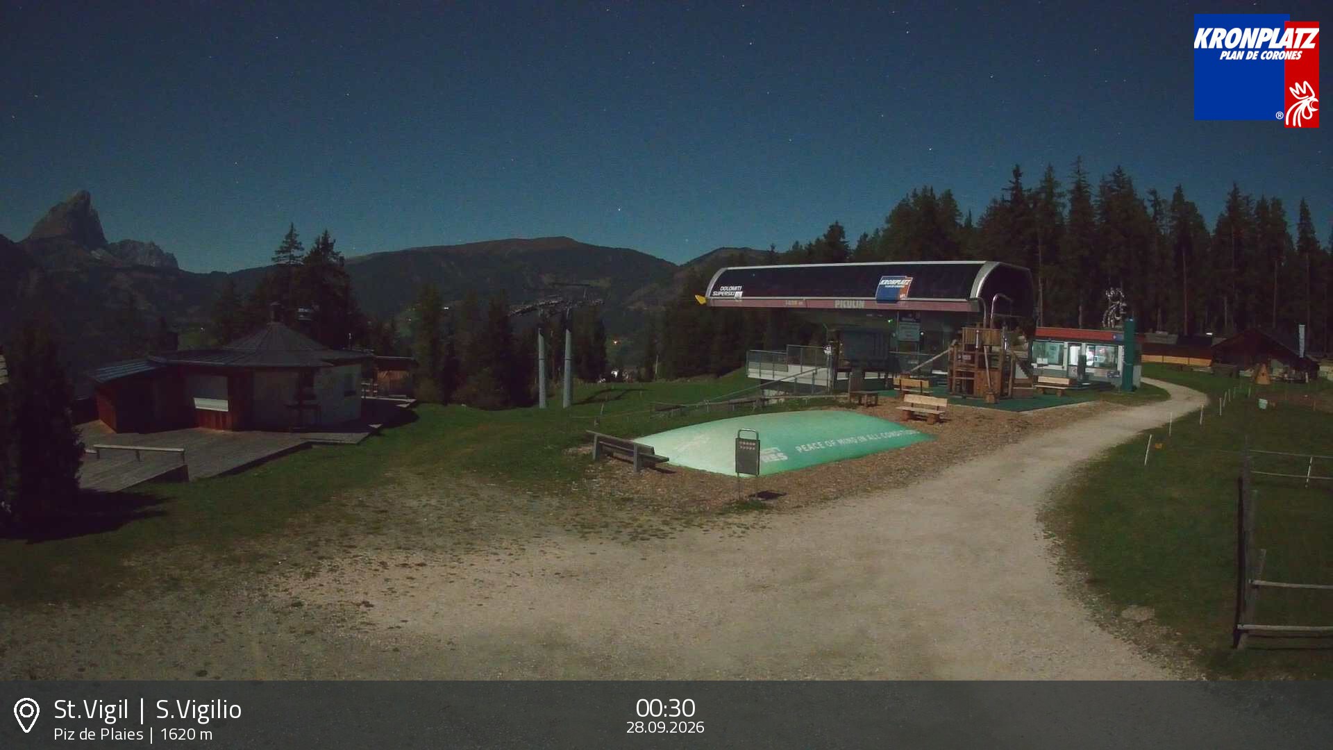 Archiv Foto Webcam Piz de Plaies, Kronplatz