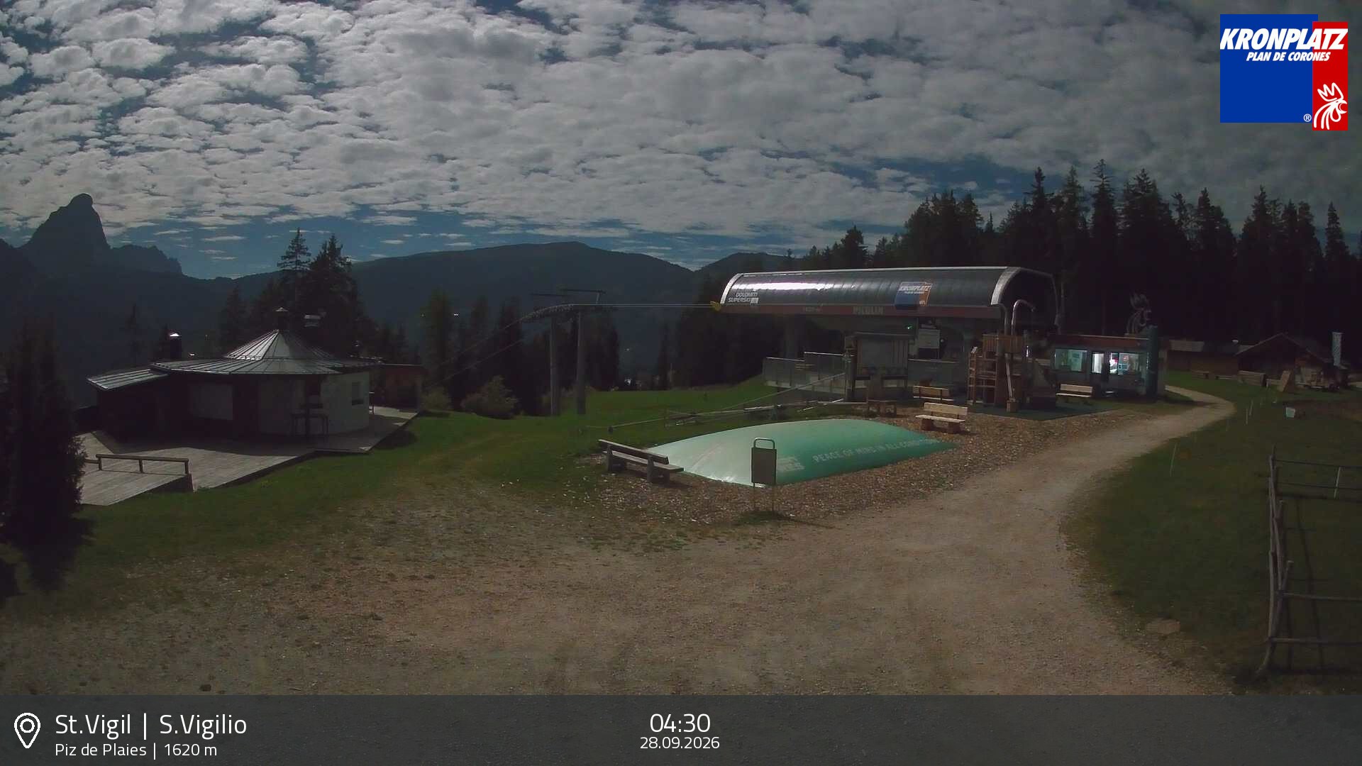 Archiv Foto Webcam Piz de Plaies, Kronplatz