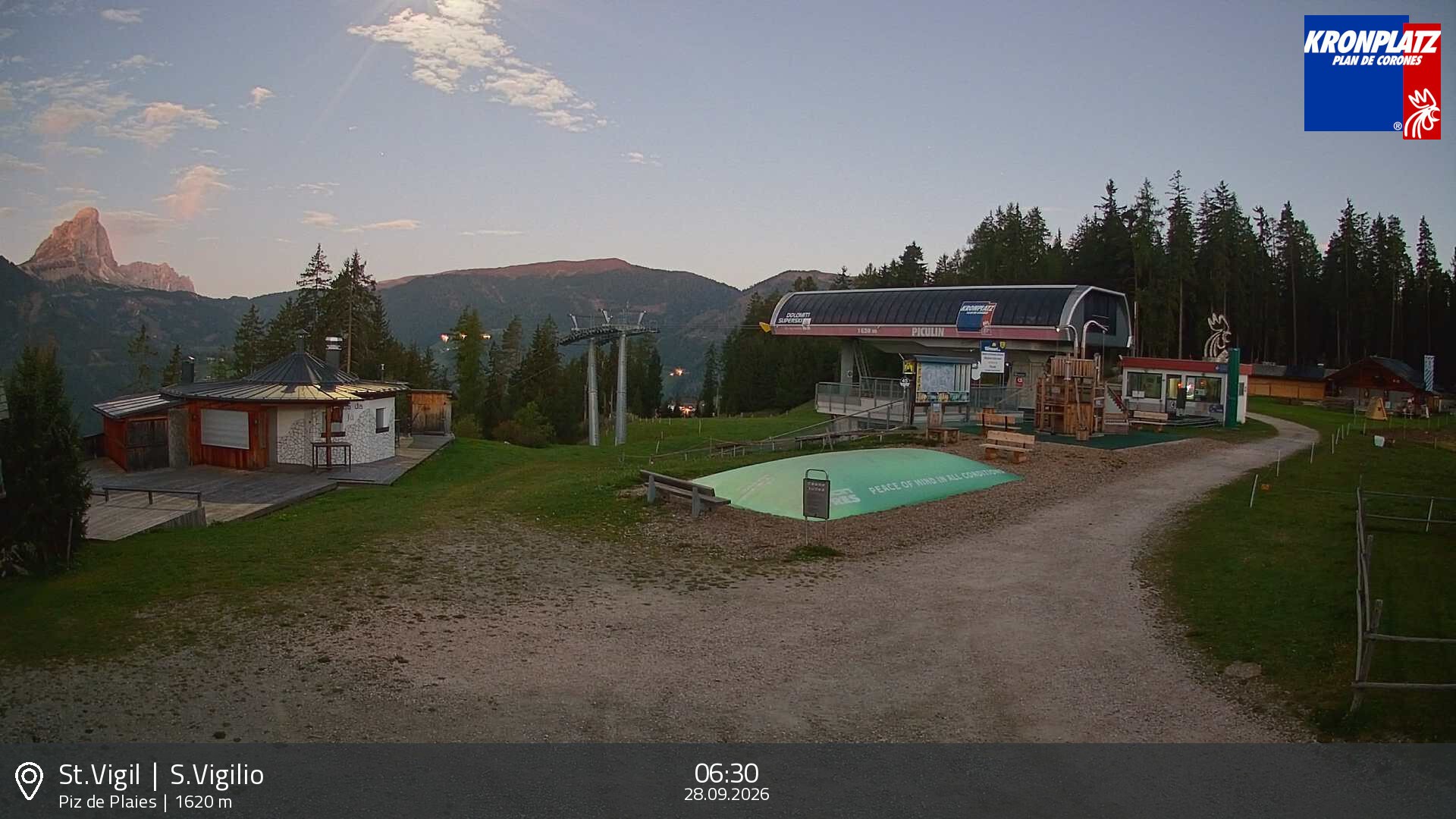 Archiv Foto Webcam Piz de Plaies, Kronplatz