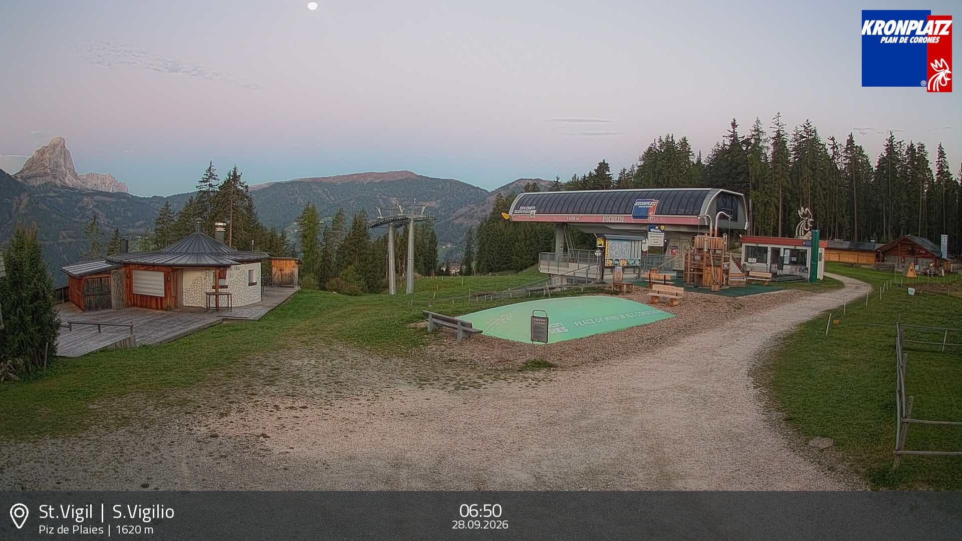 Archiv Foto Webcam Piz de Plaies, Kronplatz