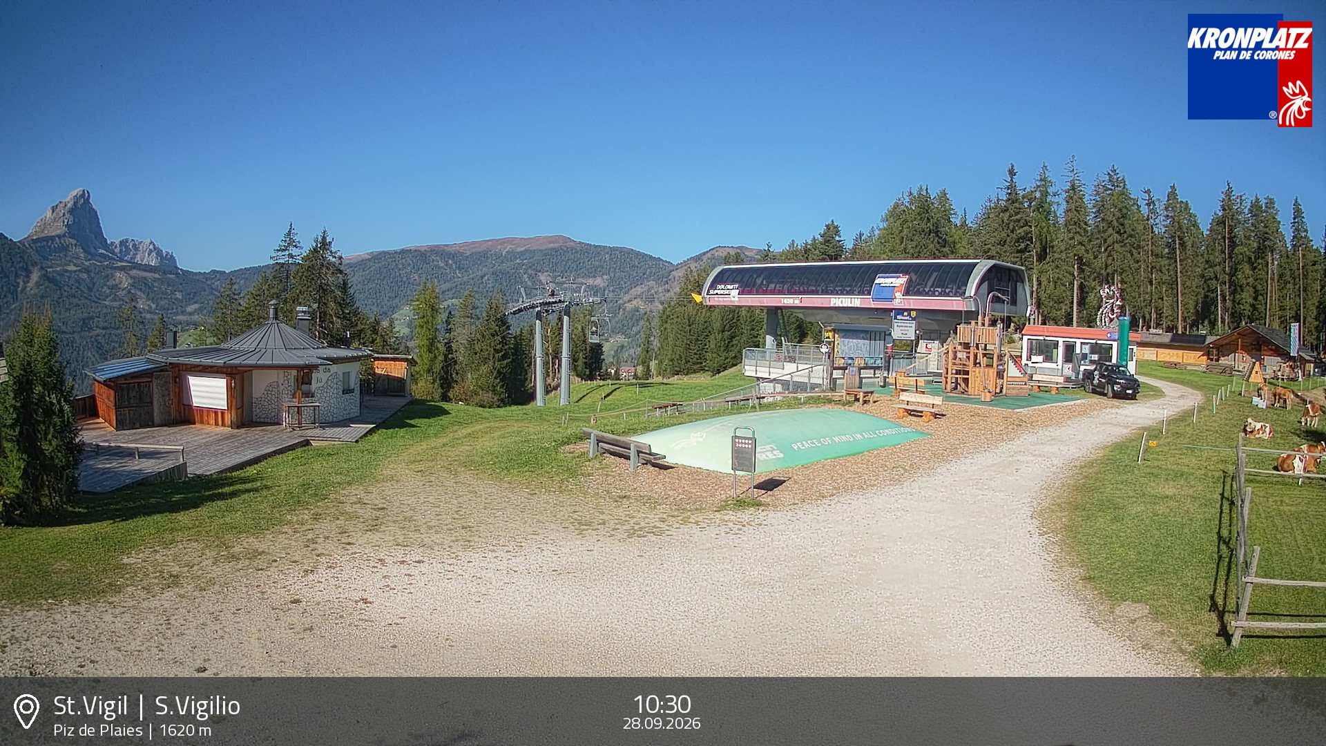 Archiv Foto Webcam Piz de Plaies, Kronplatz