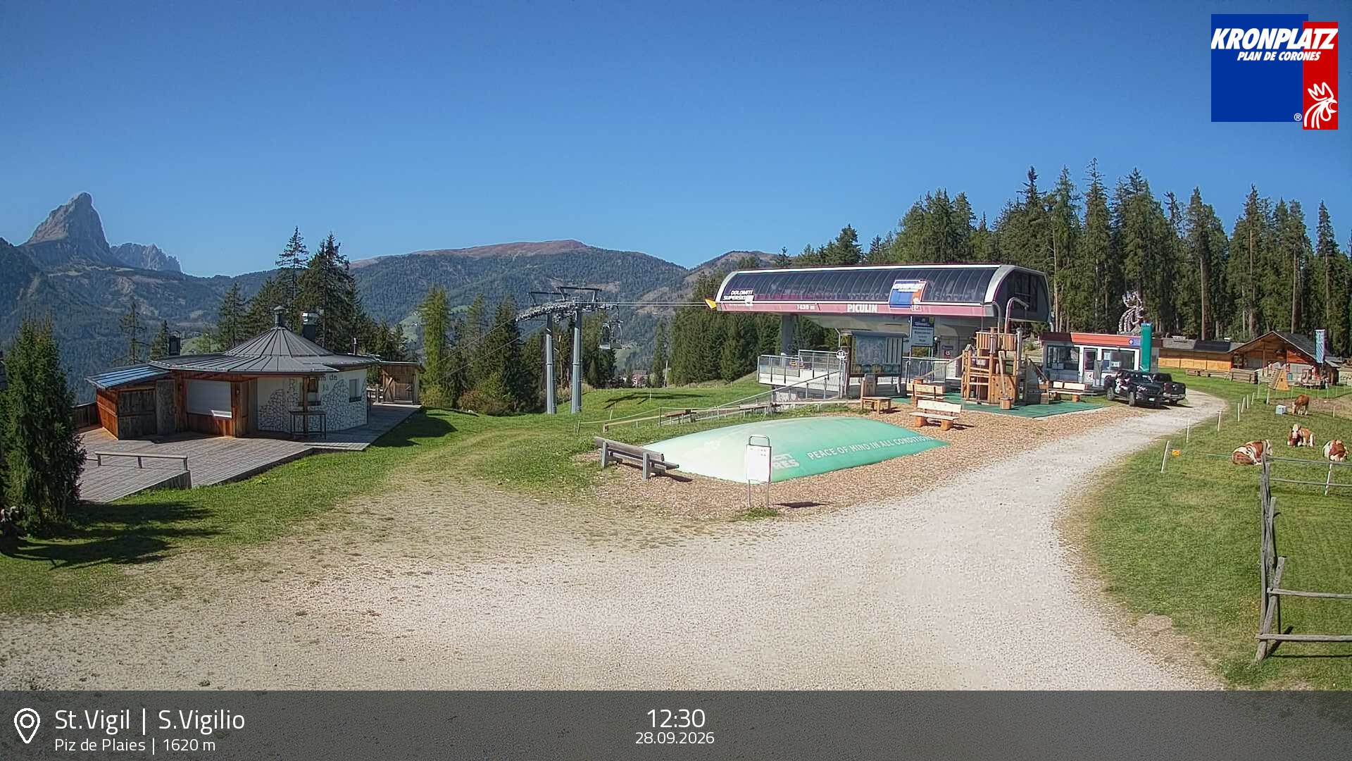 Archiv Foto Webcam Piz de Plaies, Kronplatz