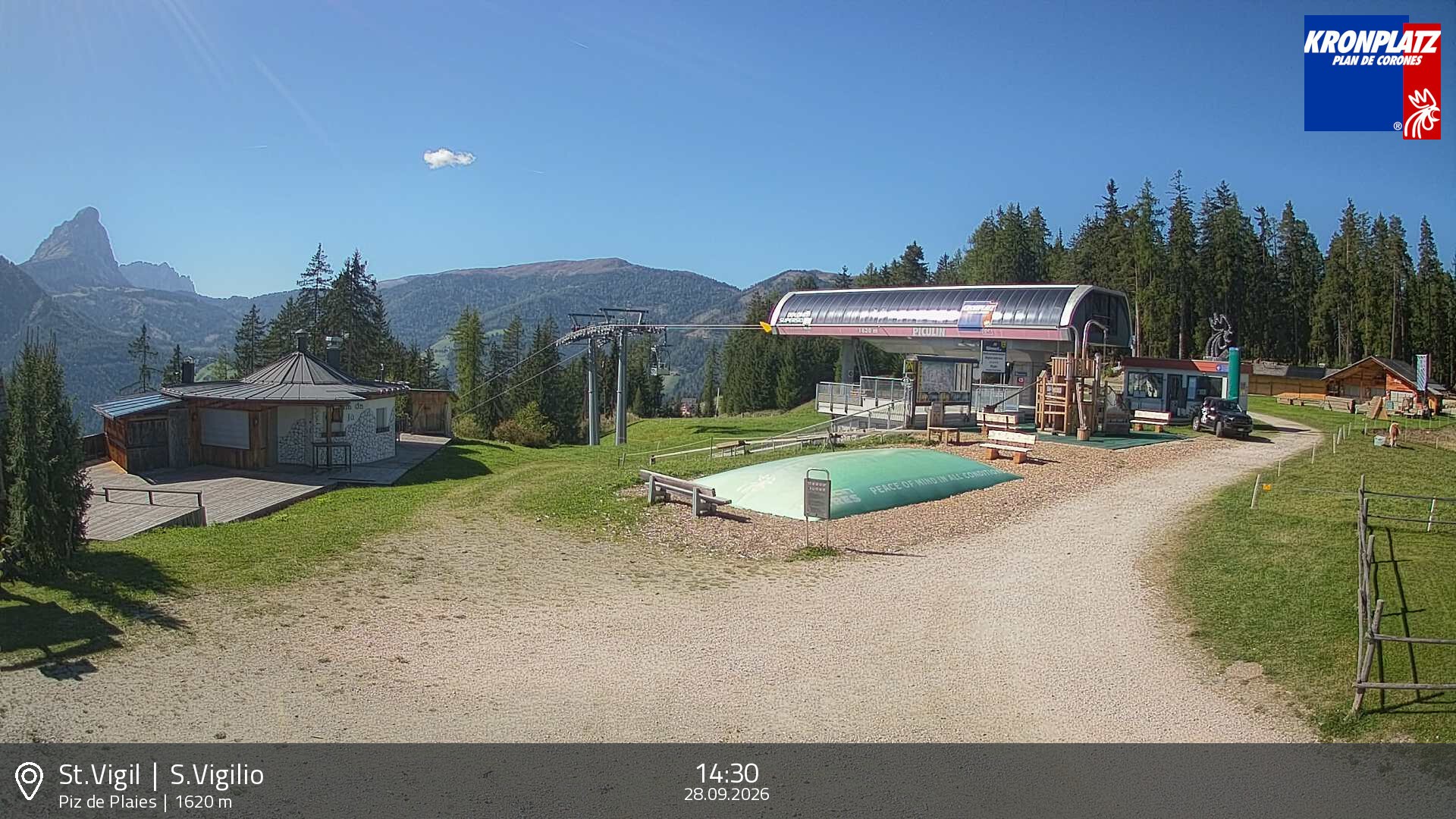 Archiv Foto Webcam Piz de Plaies, Kronplatz