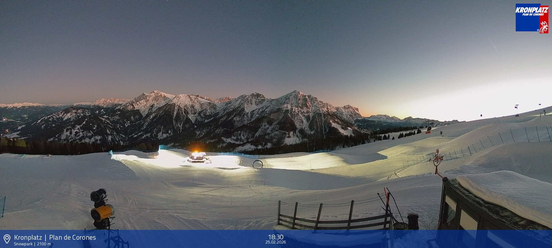 Archived image Webcam Mountain railways, Riscone