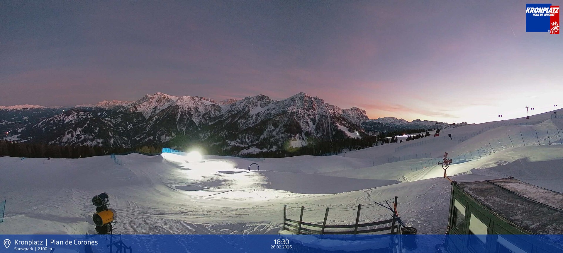 Archived image Webcam Mountain railways, Riscone