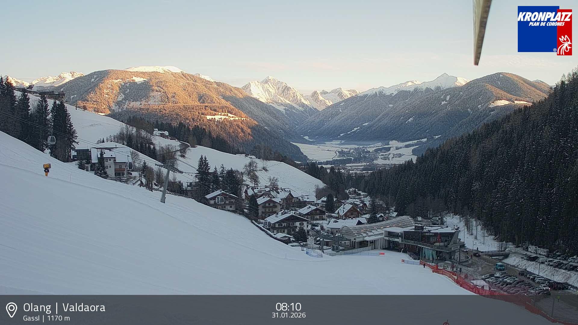 Archived image Webcam Base station Gassl, Plan de Corones