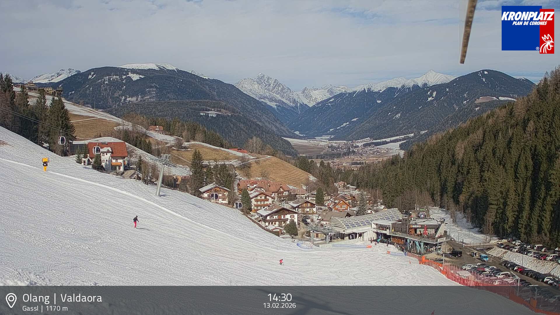 Archiv Foto Webcam Olang - Gassl, Ferienregion Kronplatz