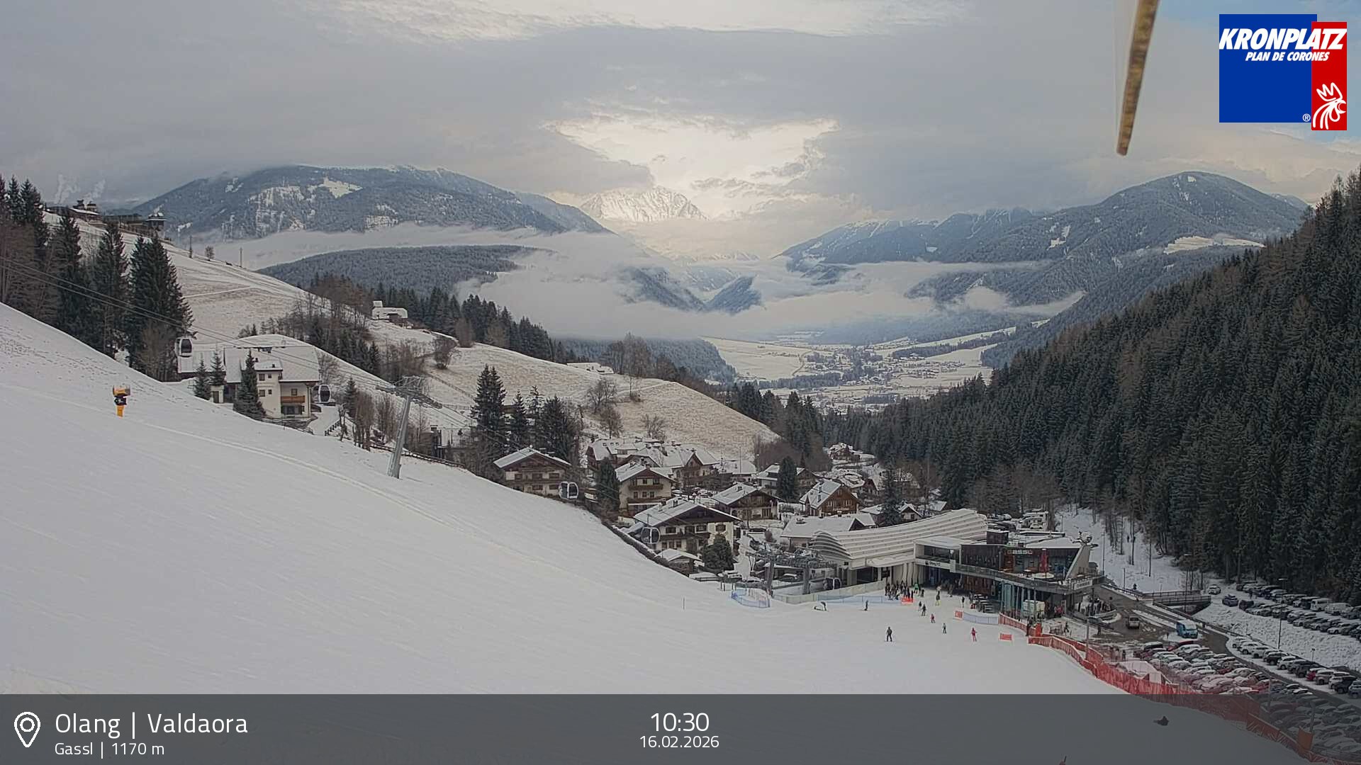 Archiv Foto Webcam Olang - Gassl, Ferienregion Kronplatz