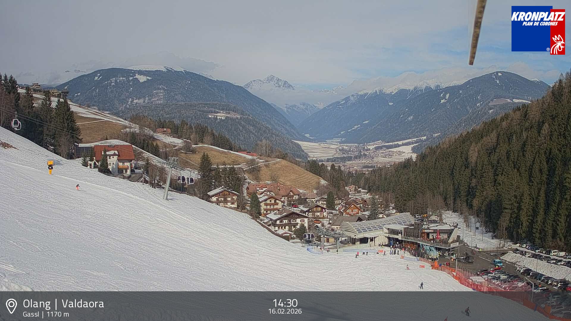 Archiv Foto Webcam Olang - Gassl, Ferienregion Kronplatz