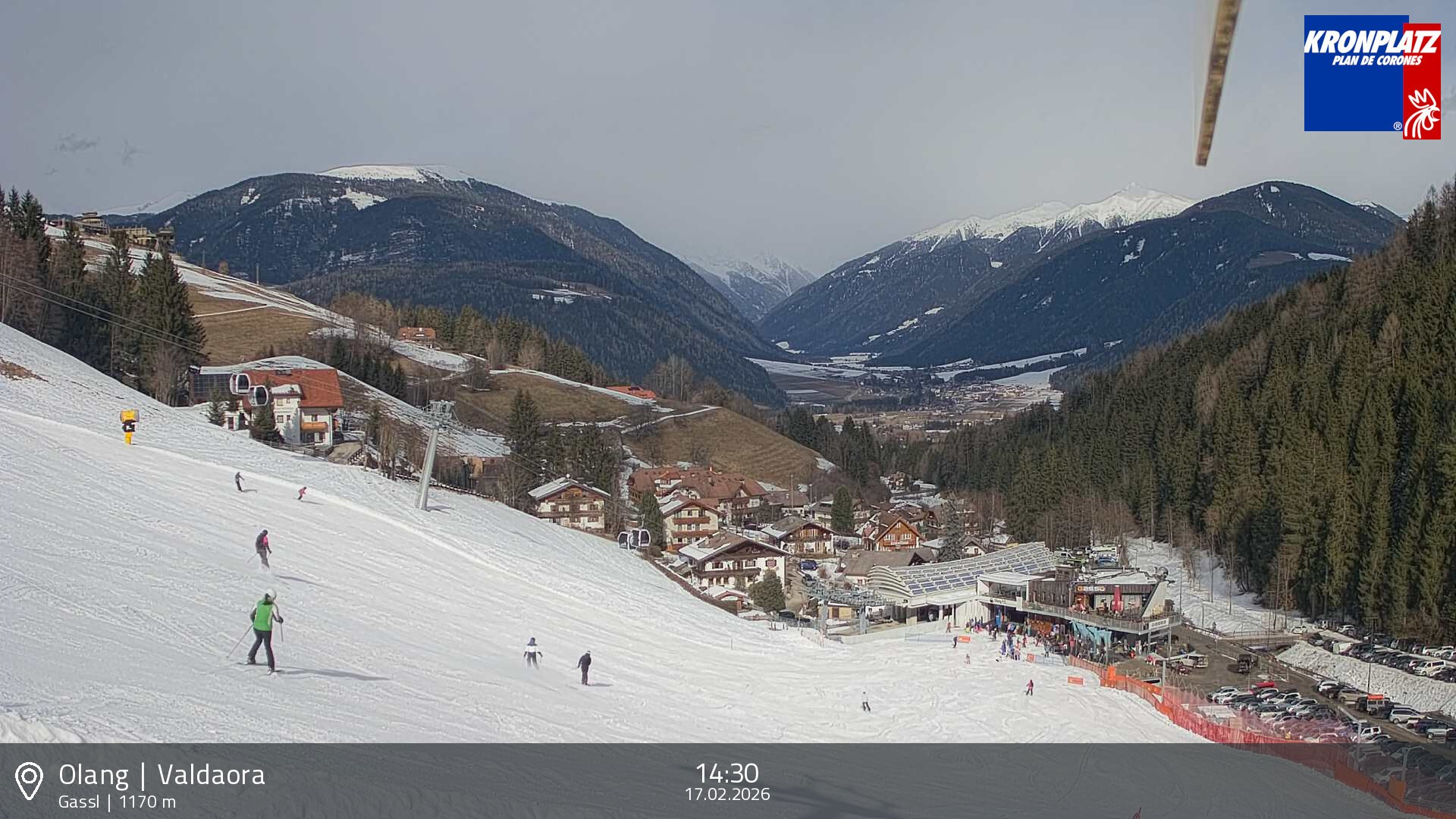 Archiv Foto Webcam Olang - Gassl, Ferienregion Kronplatz