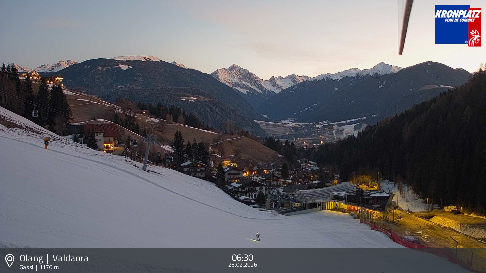 Archived image Webcam Base station Gassl, Plan de Corones