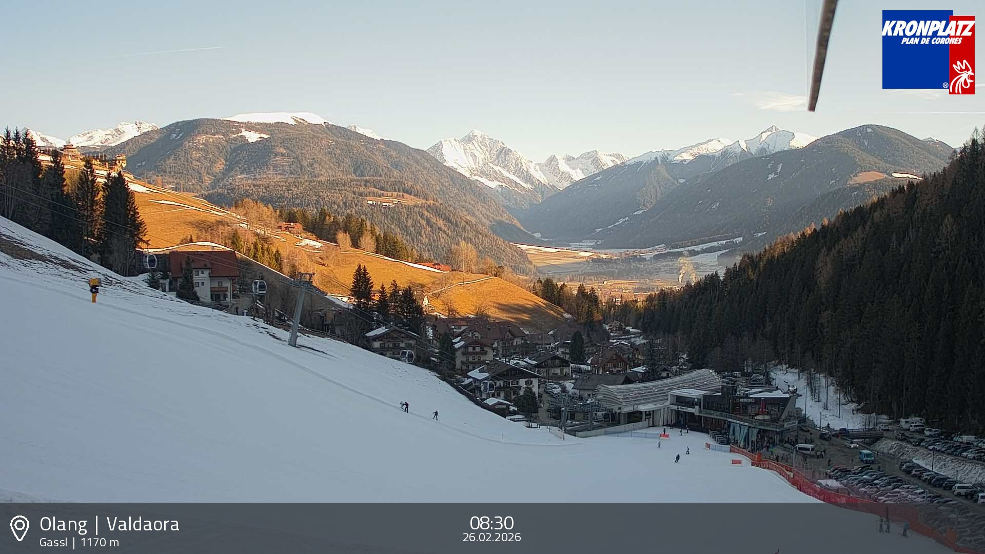 Archived image Webcam Base station Gassl, Plan de Corones