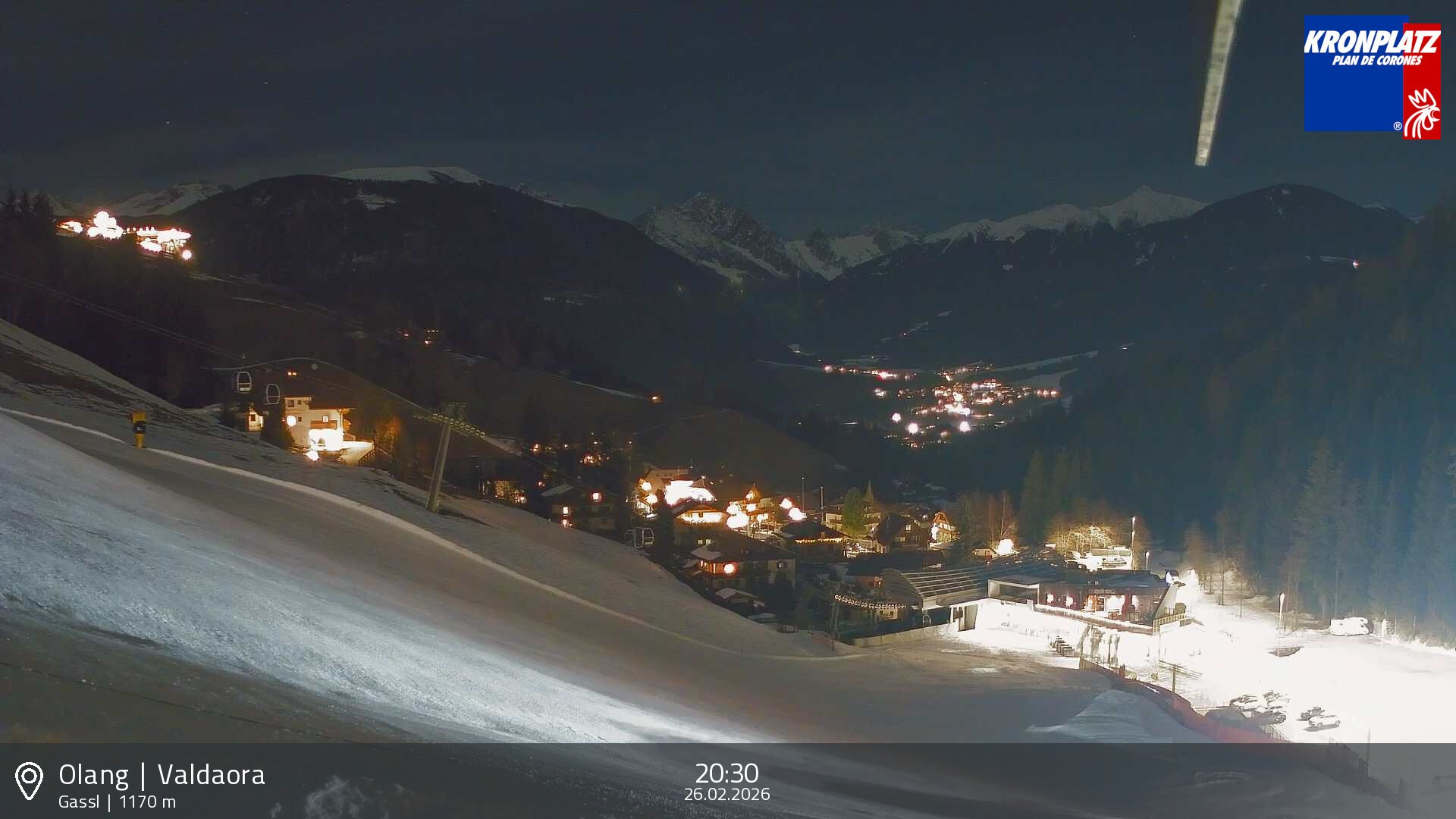 Archived image Webcam Base station Gassl, Plan de Corones