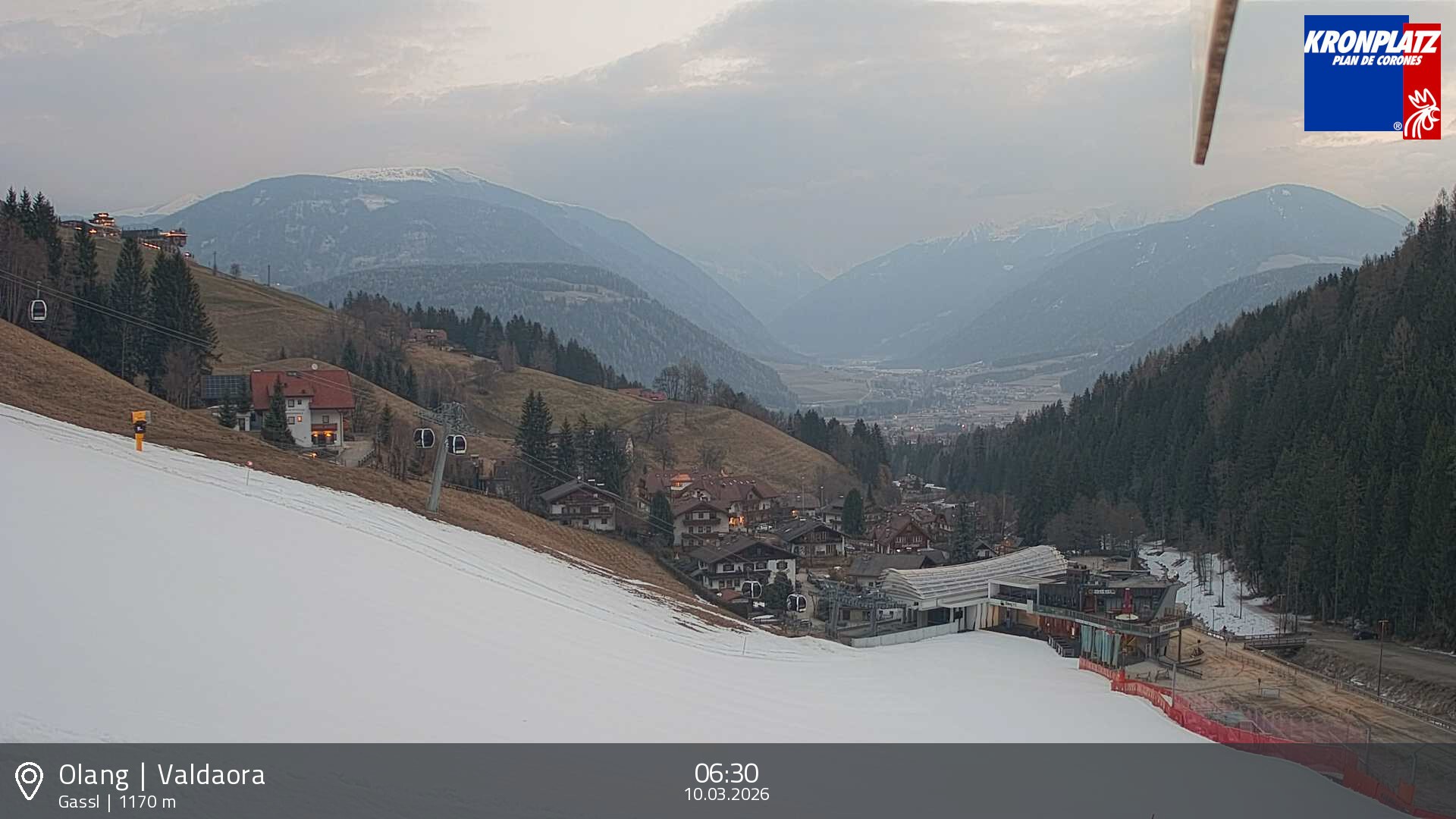 Archiv Foto Webcam Olang - Gassl, Ferienregion Kronplatz