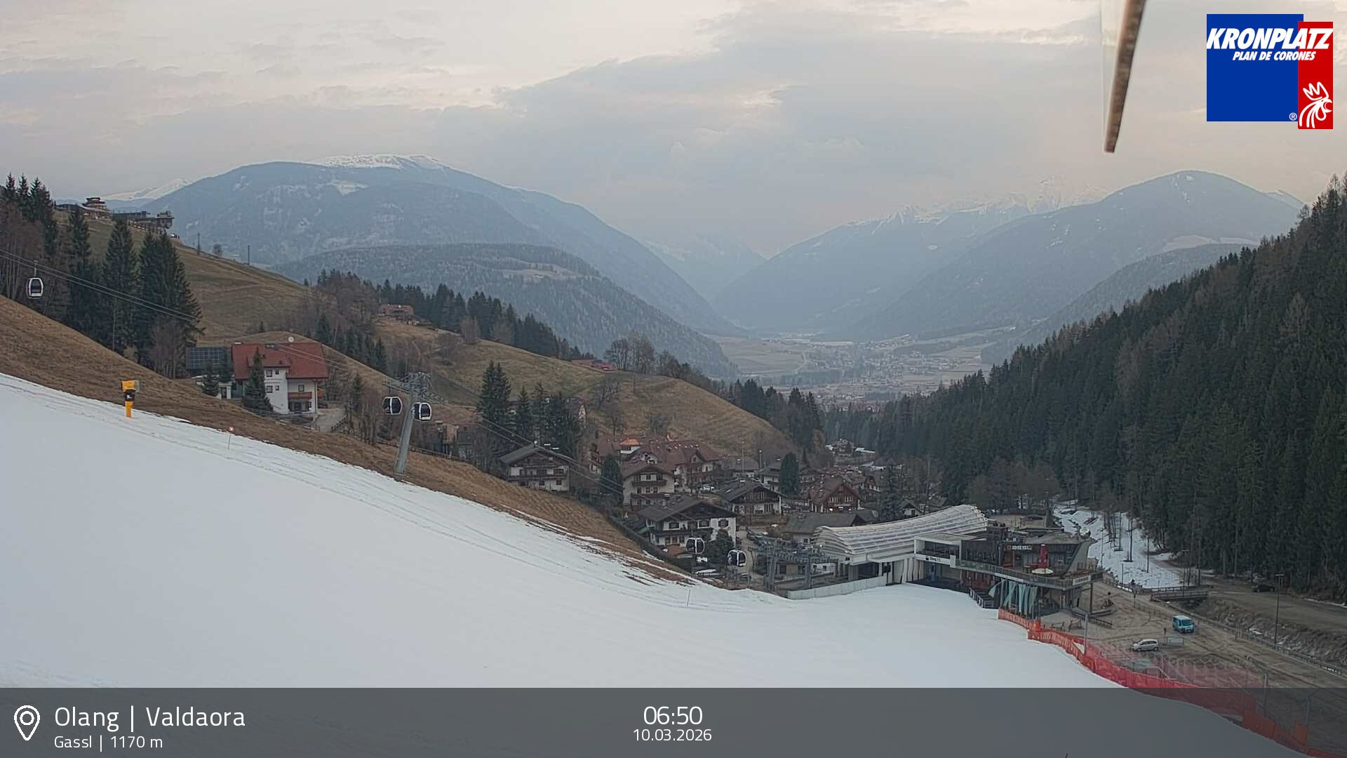 Archiv Foto Webcam Olang - Gassl, Ferienregion Kronplatz