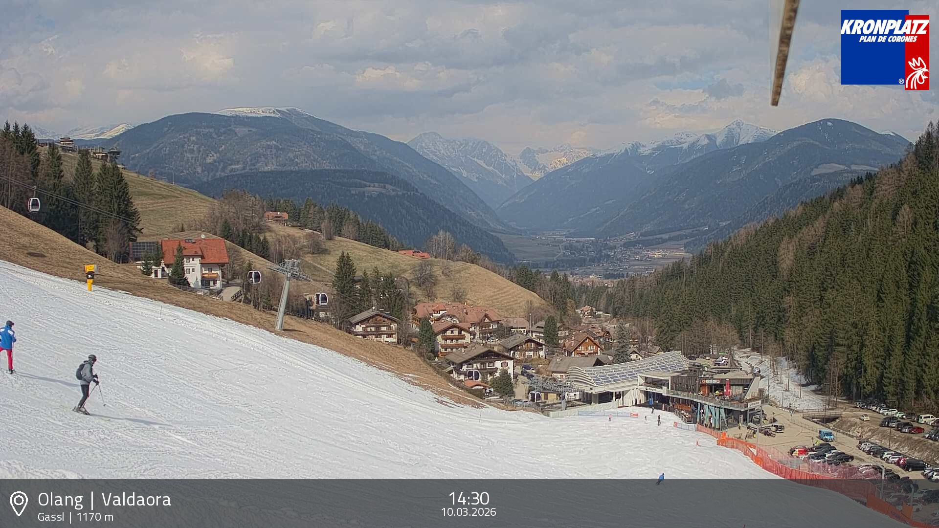 Archiv Foto Webcam Olang - Gassl, Ferienregion Kronplatz