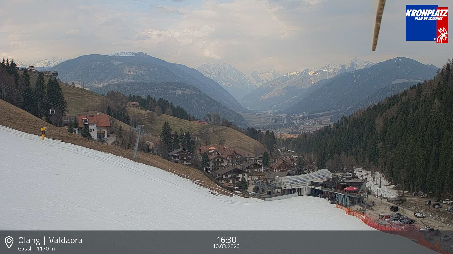 Archiv Foto Webcam Olang - Gassl, Ferienregion Kronplatz