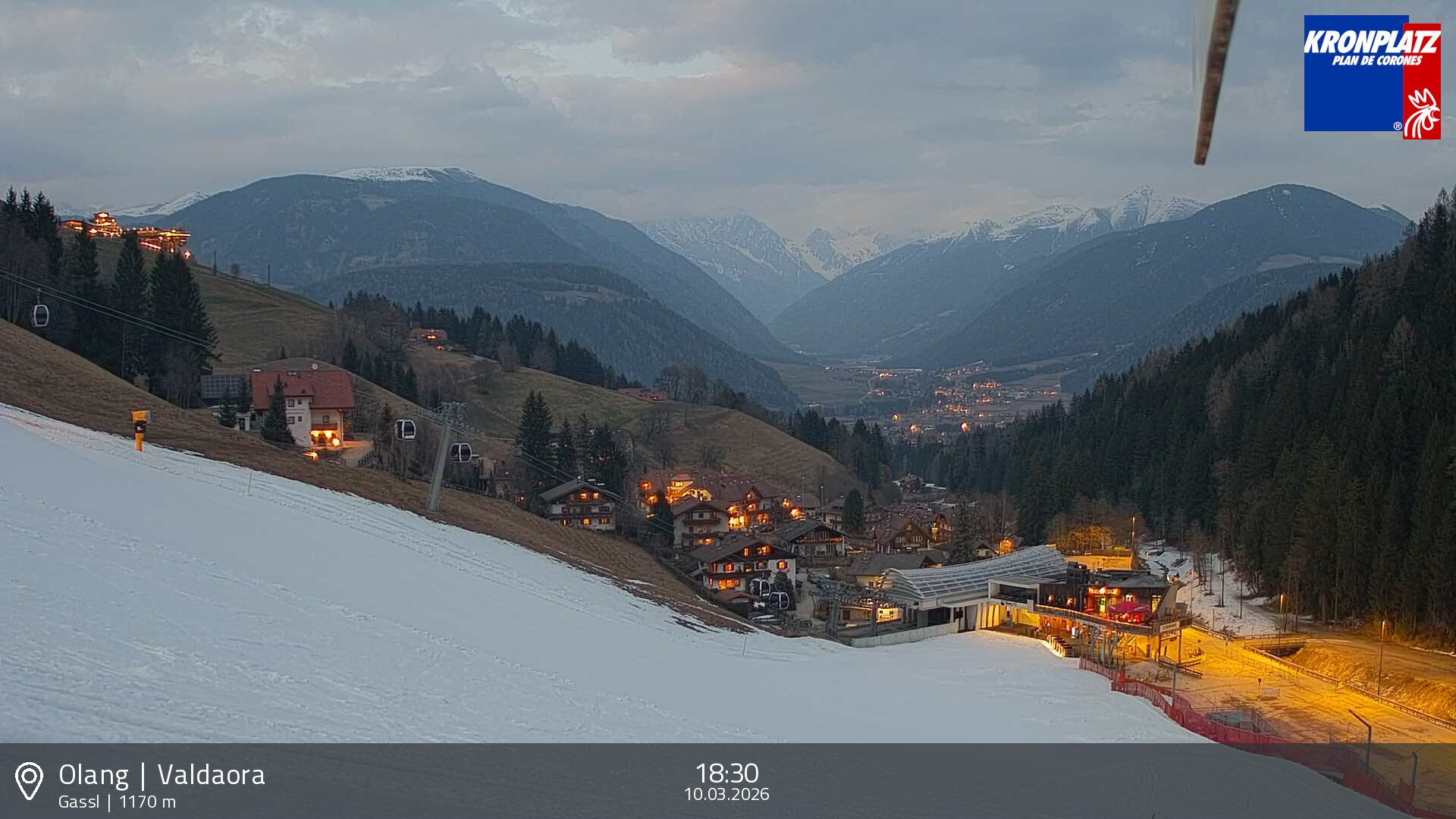 Archiv Foto Webcam Olang - Gassl, Ferienregion Kronplatz