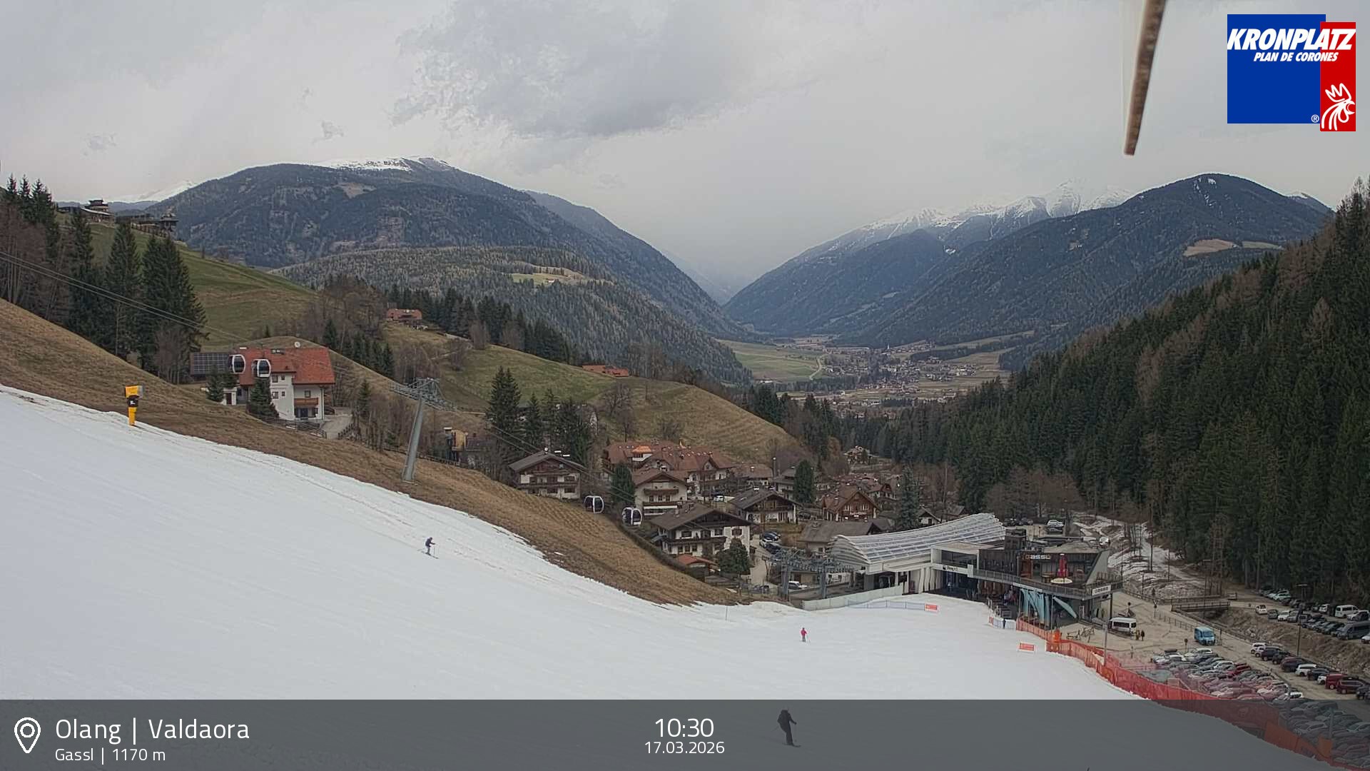 Archiv Foto Webcam Olang - Gassl, Ferienregion Kronplatz