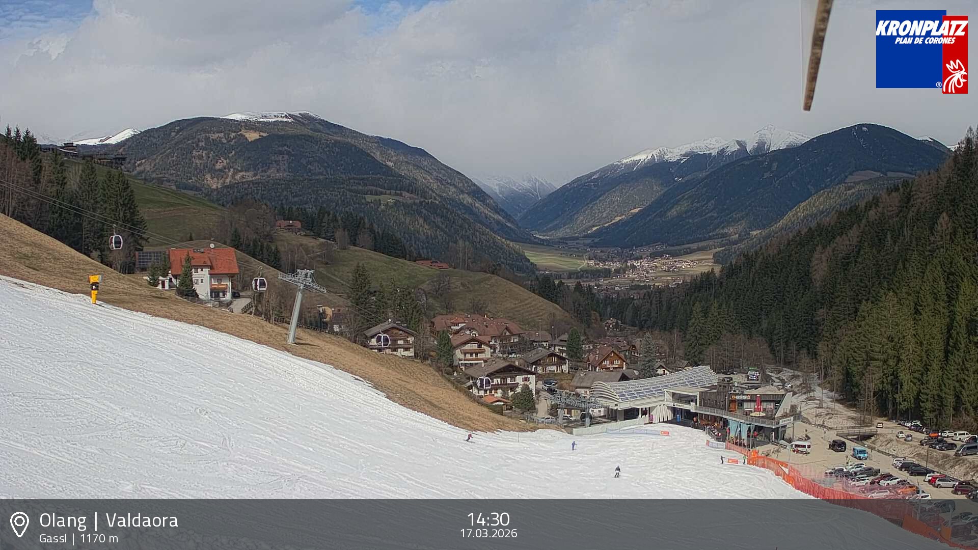 Archiv Foto Webcam Olang - Gassl, Ferienregion Kronplatz