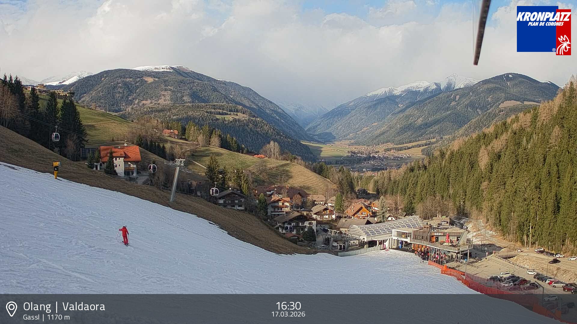 Archiv Foto Webcam Olang - Gassl, Ferienregion Kronplatz