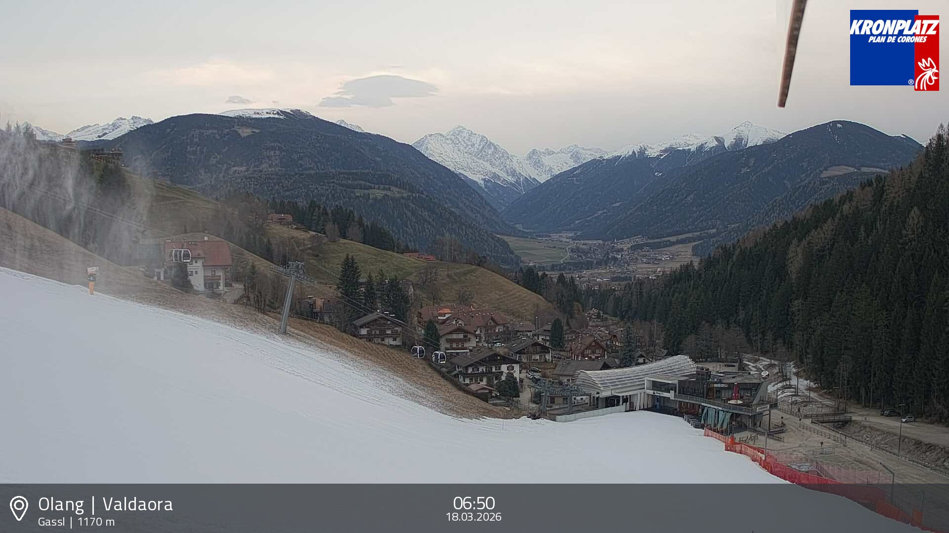 Archiv Foto Webcam Olang - Gassl, Ferienregion Kronplatz