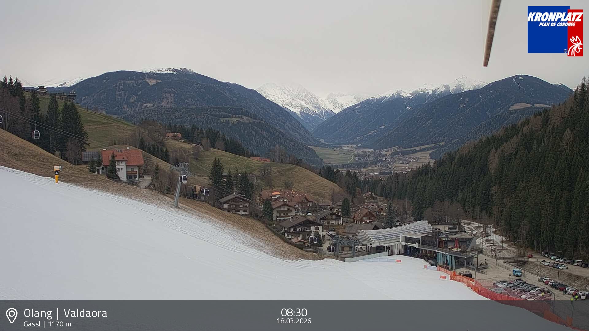 Archiv Foto Webcam Olang - Gassl, Ferienregion Kronplatz