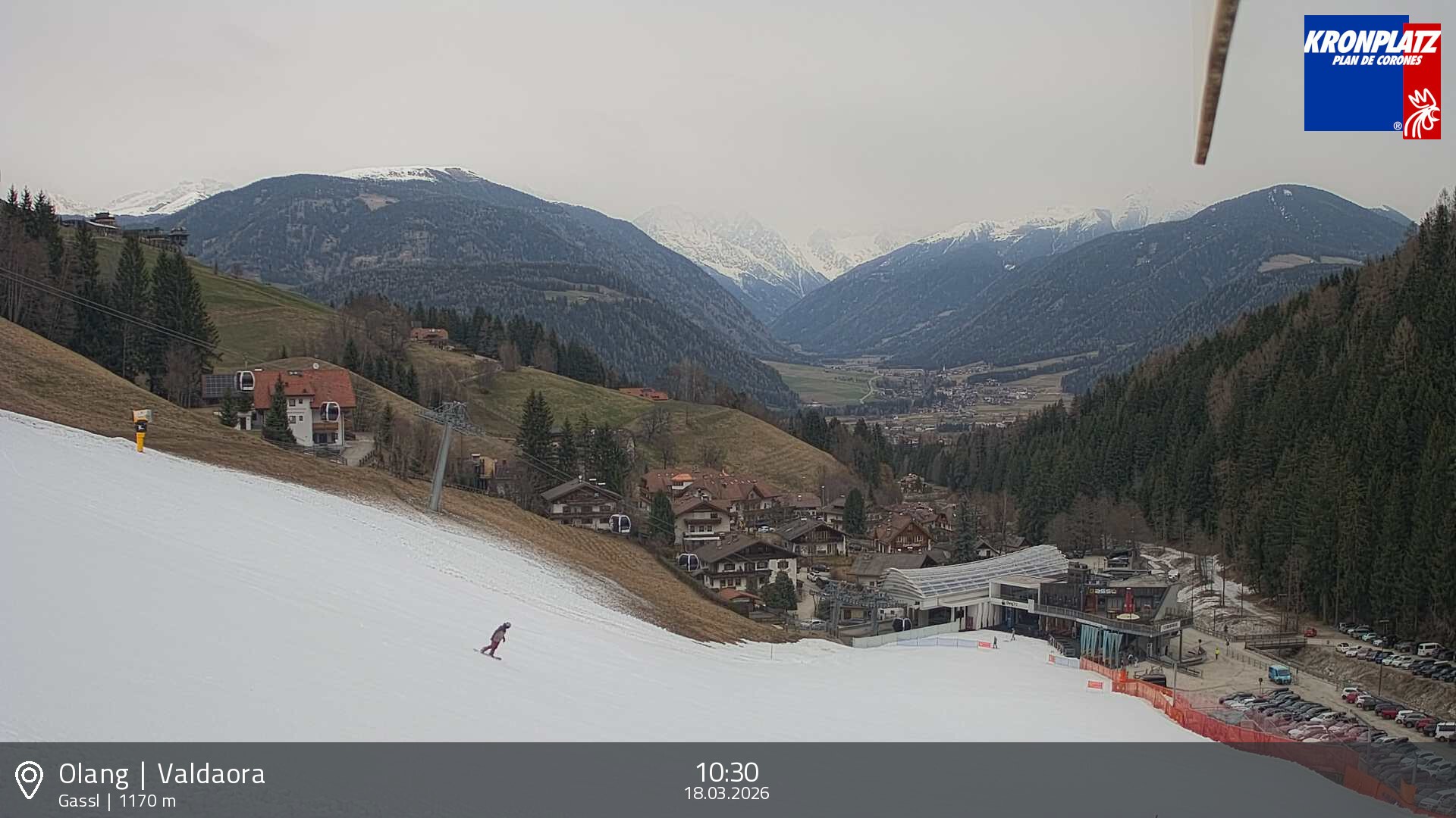 Archiv Foto Webcam Olang - Gassl, Ferienregion Kronplatz
