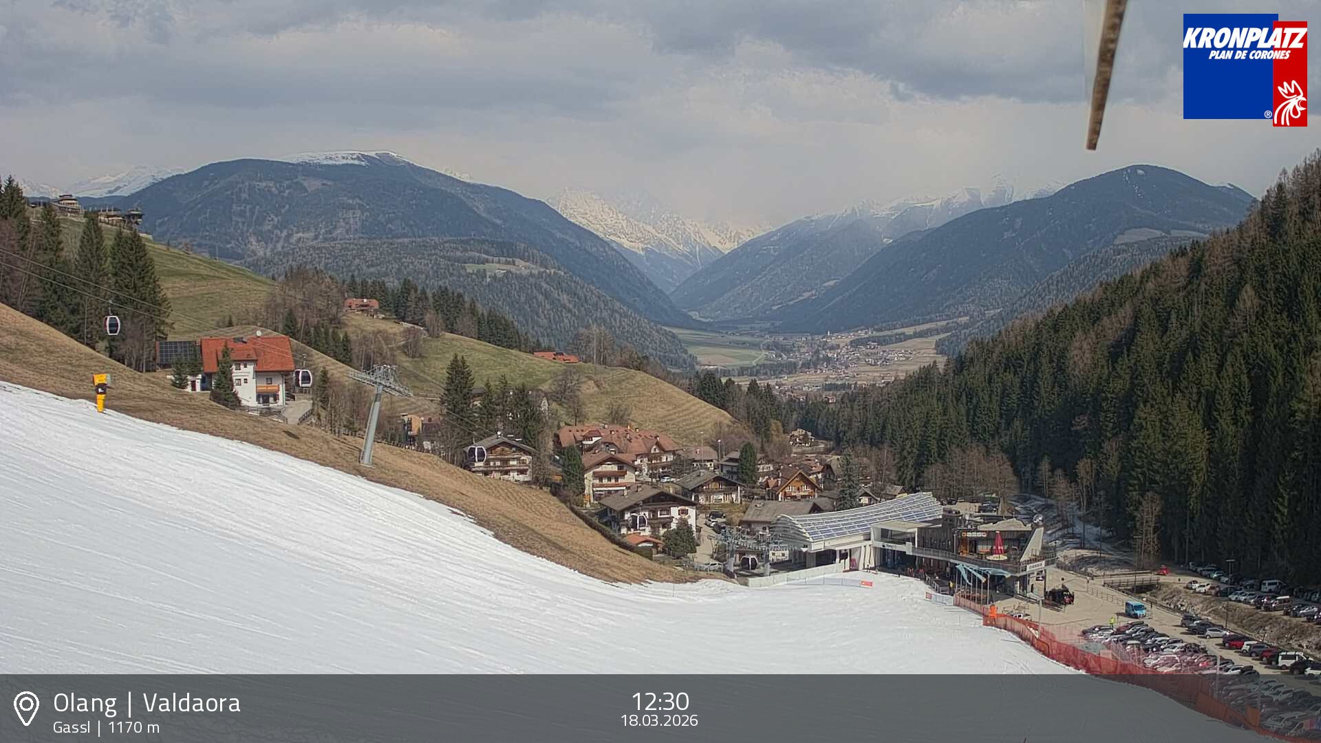Archiv Foto Webcam Olang - Gassl, Ferienregion Kronplatz