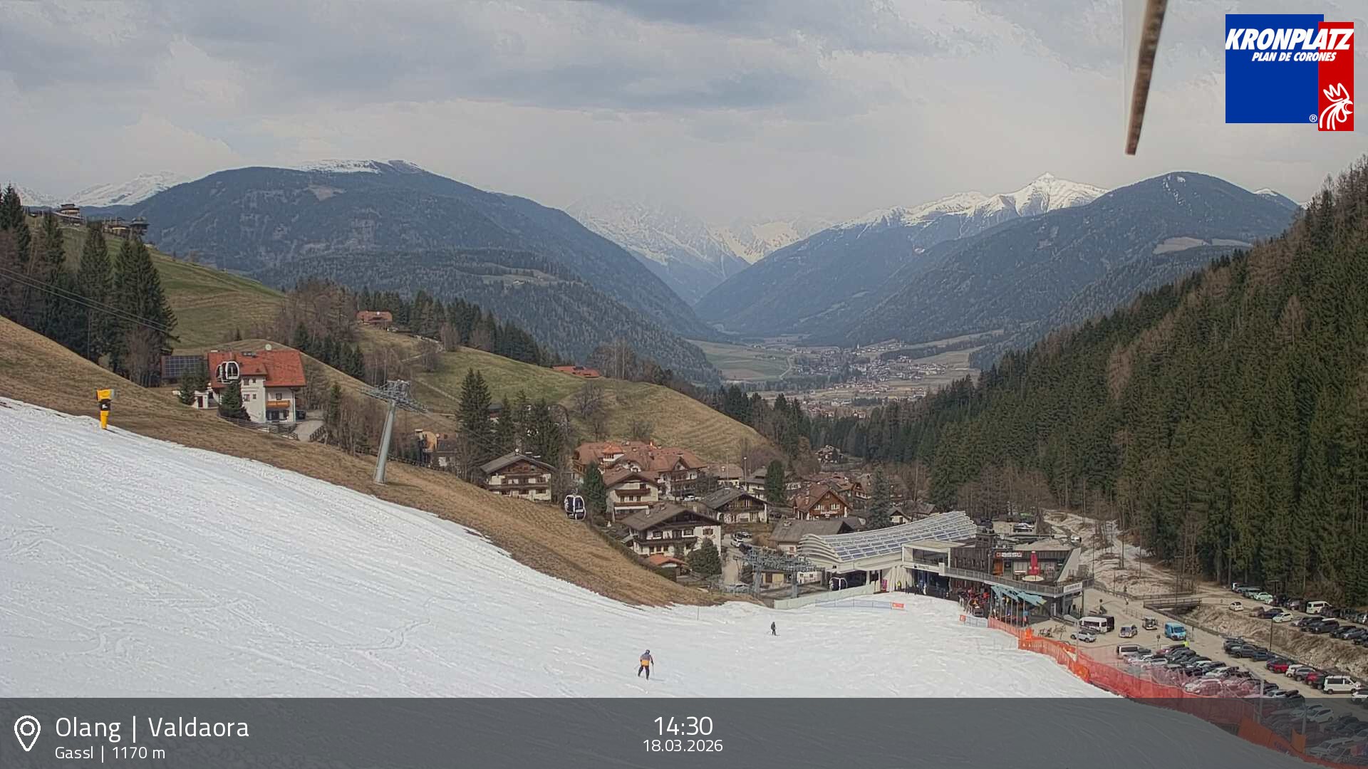 Archiv Foto Webcam Olang - Gassl, Ferienregion Kronplatz