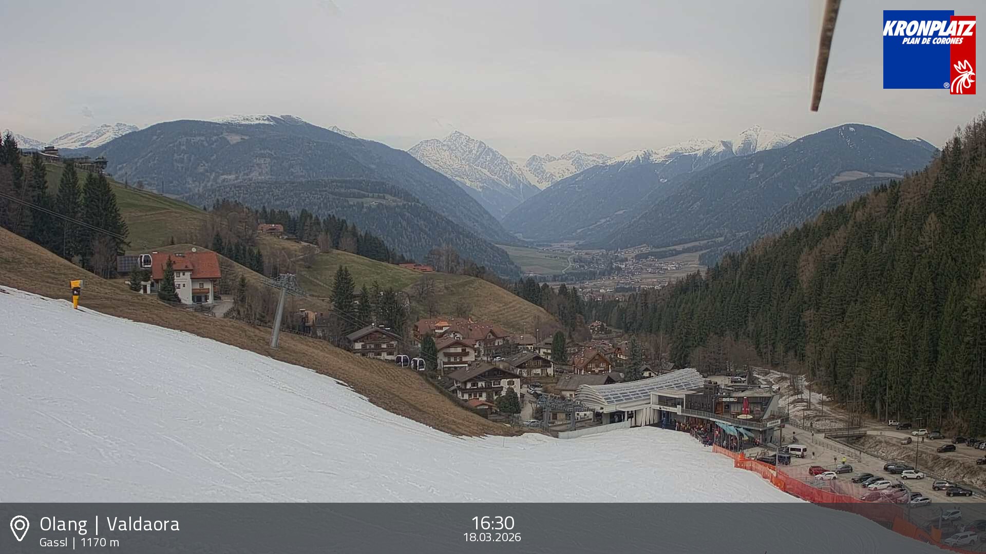 Archiv Foto Webcam Olang - Gassl, Ferienregion Kronplatz