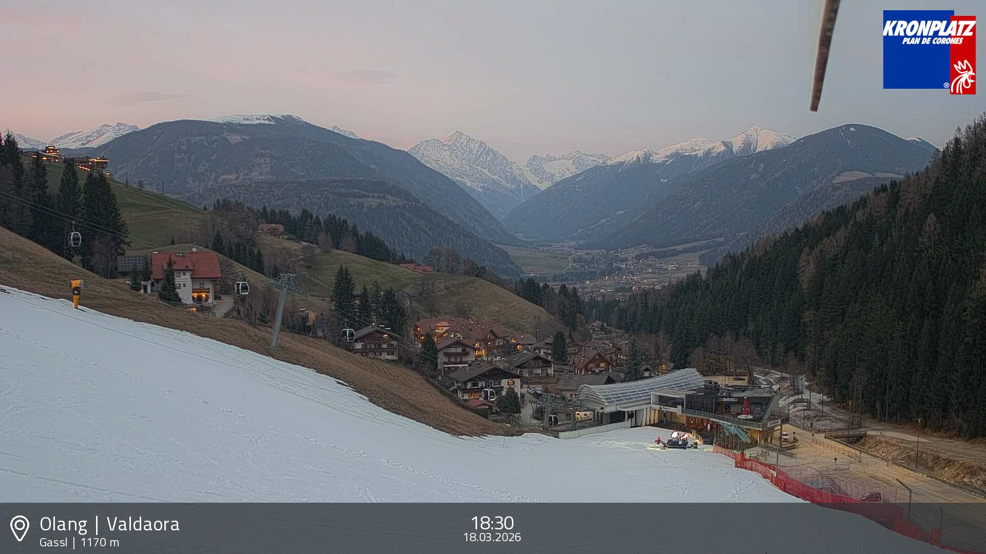 Archiv Foto Webcam Olang - Gassl, Ferienregion Kronplatz