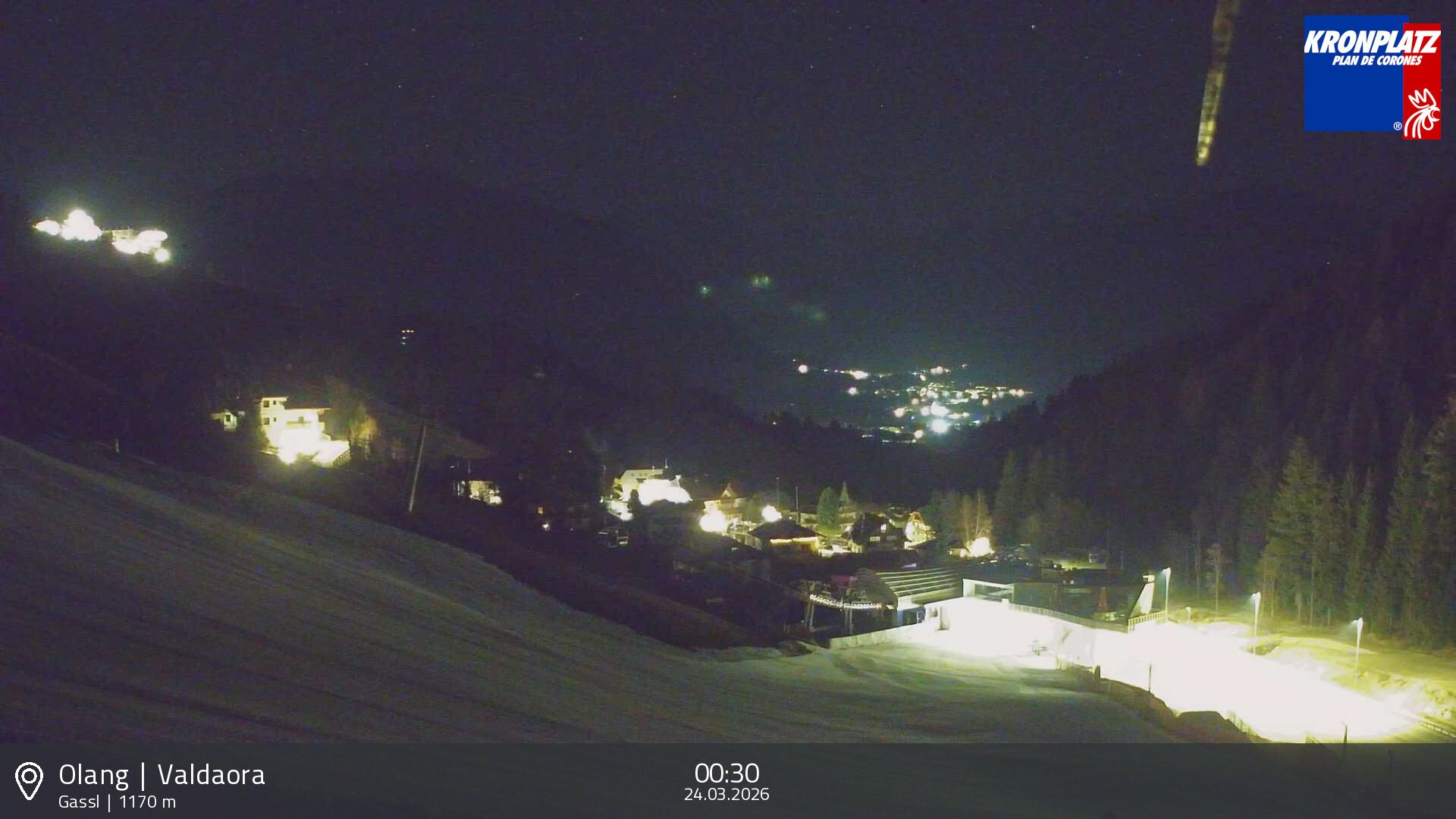 Archived image Webcam Base station Gassl, Plan de Corones