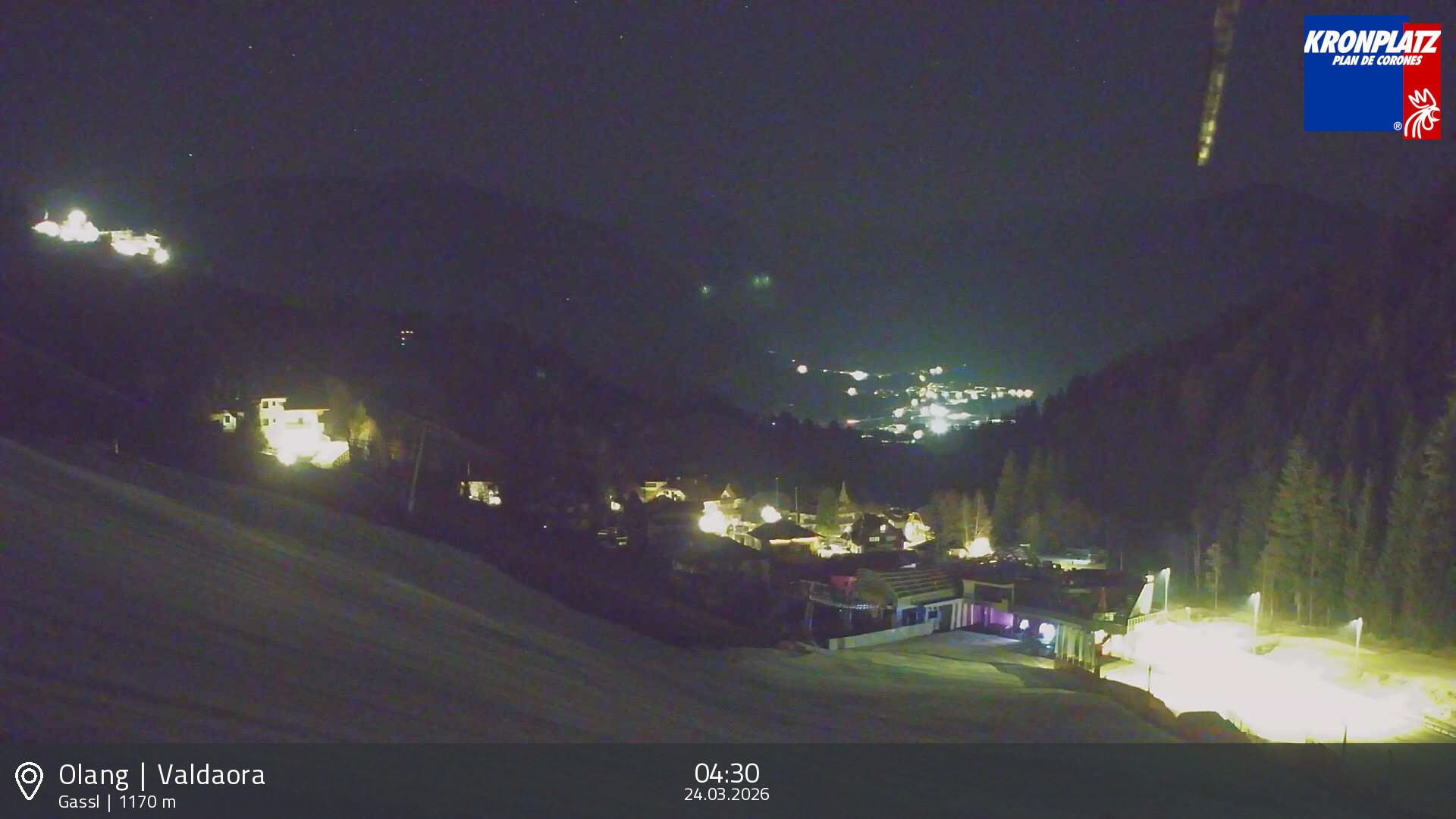 Archived image Webcam Base station Gassl, Plan de Corones