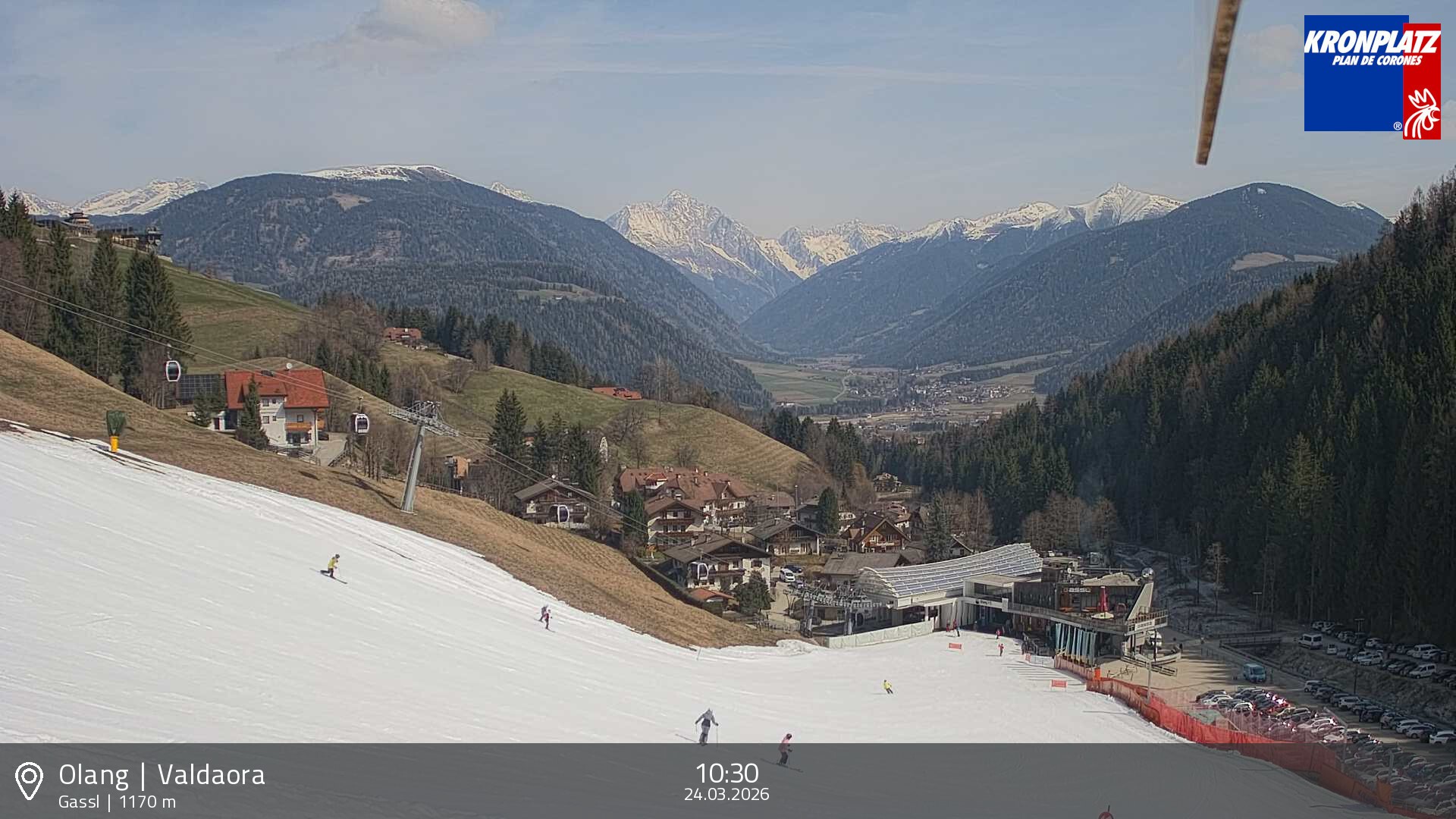 Archiv Foto Webcam Olang - Gassl, Ferienregion Kronplatz