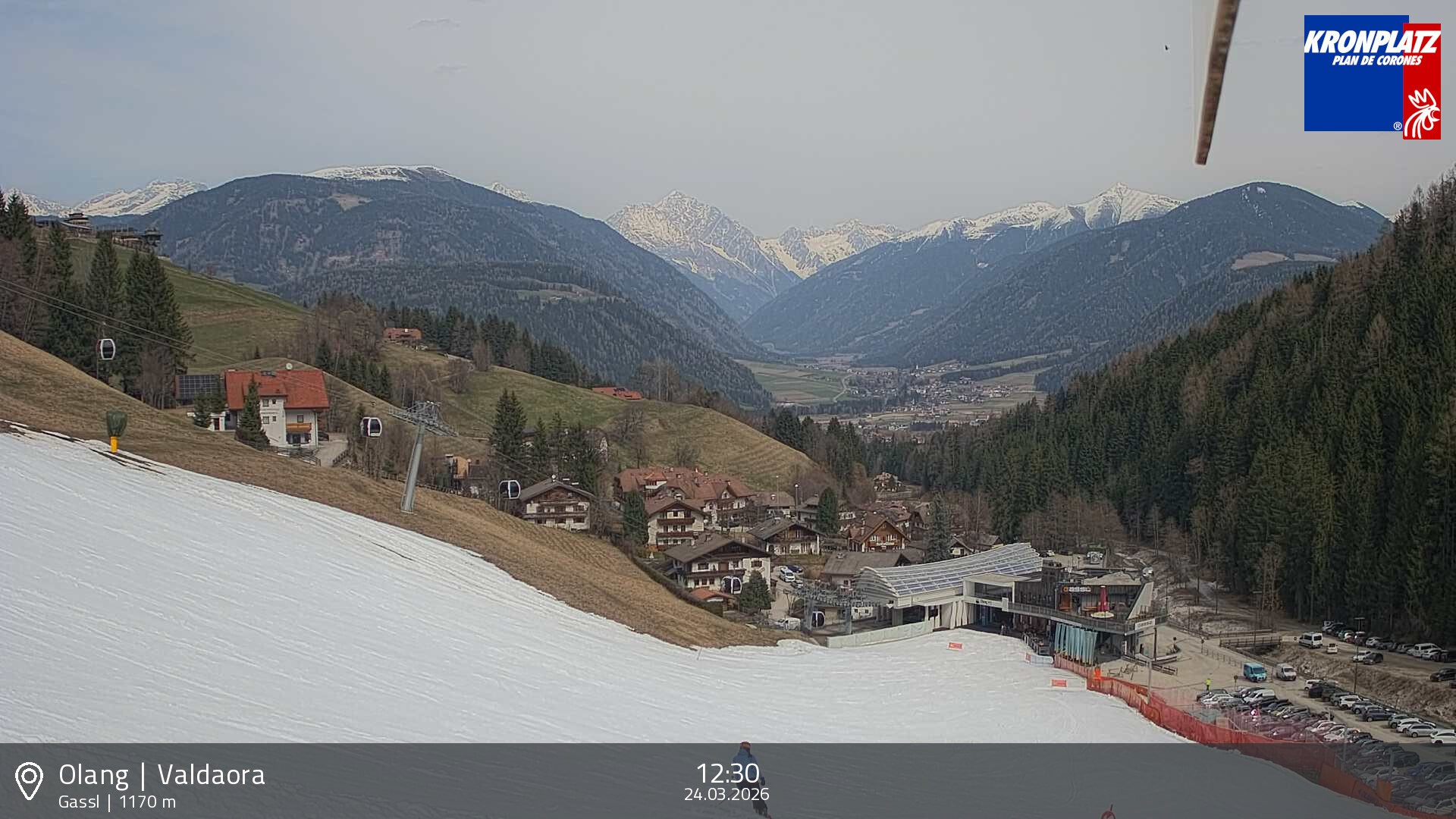 Archiv Foto Webcam Olang - Gassl, Ferienregion Kronplatz