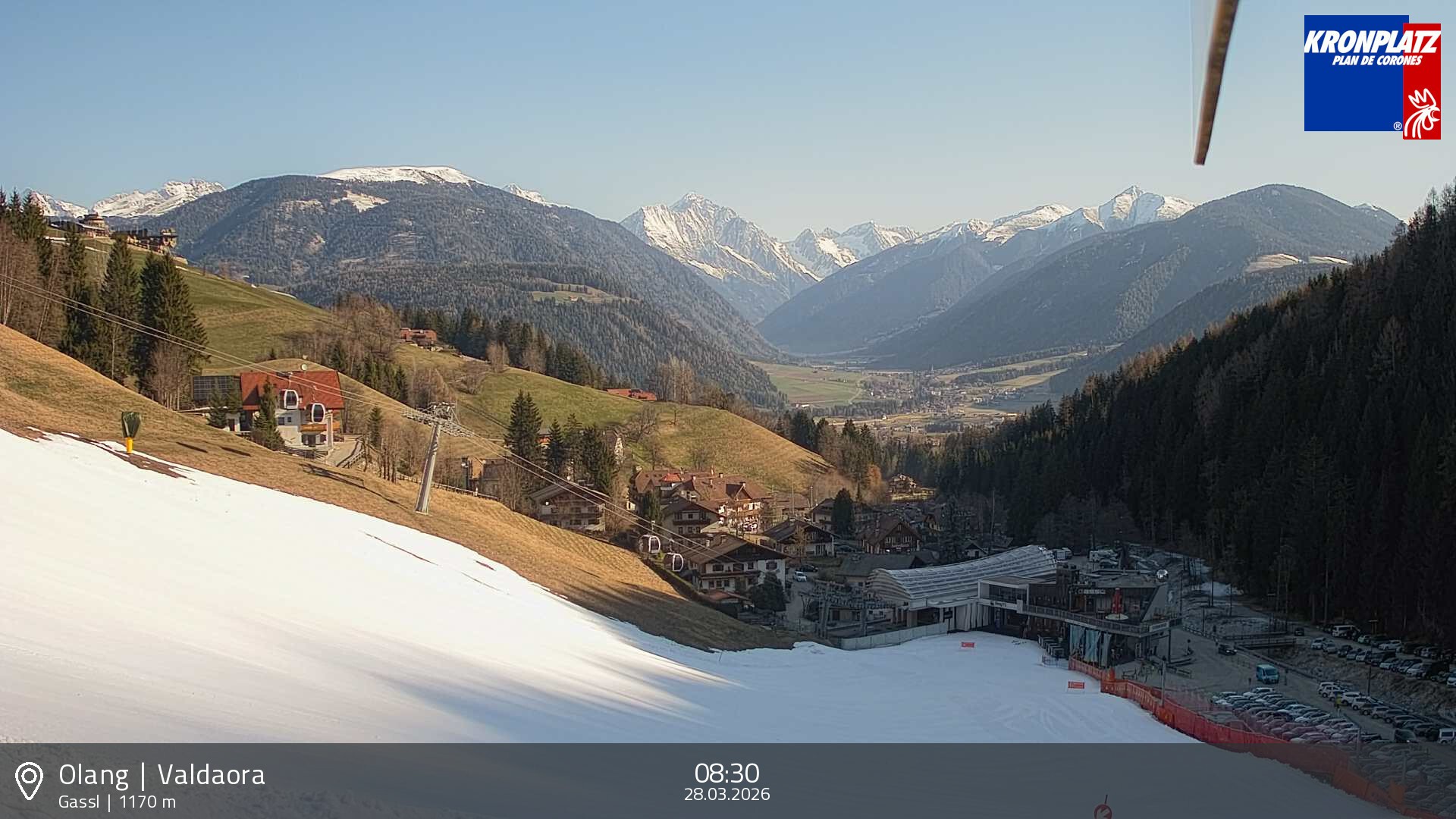 Archiv Foto Webcam Olang - Gassl, Ferienregion Kronplatz