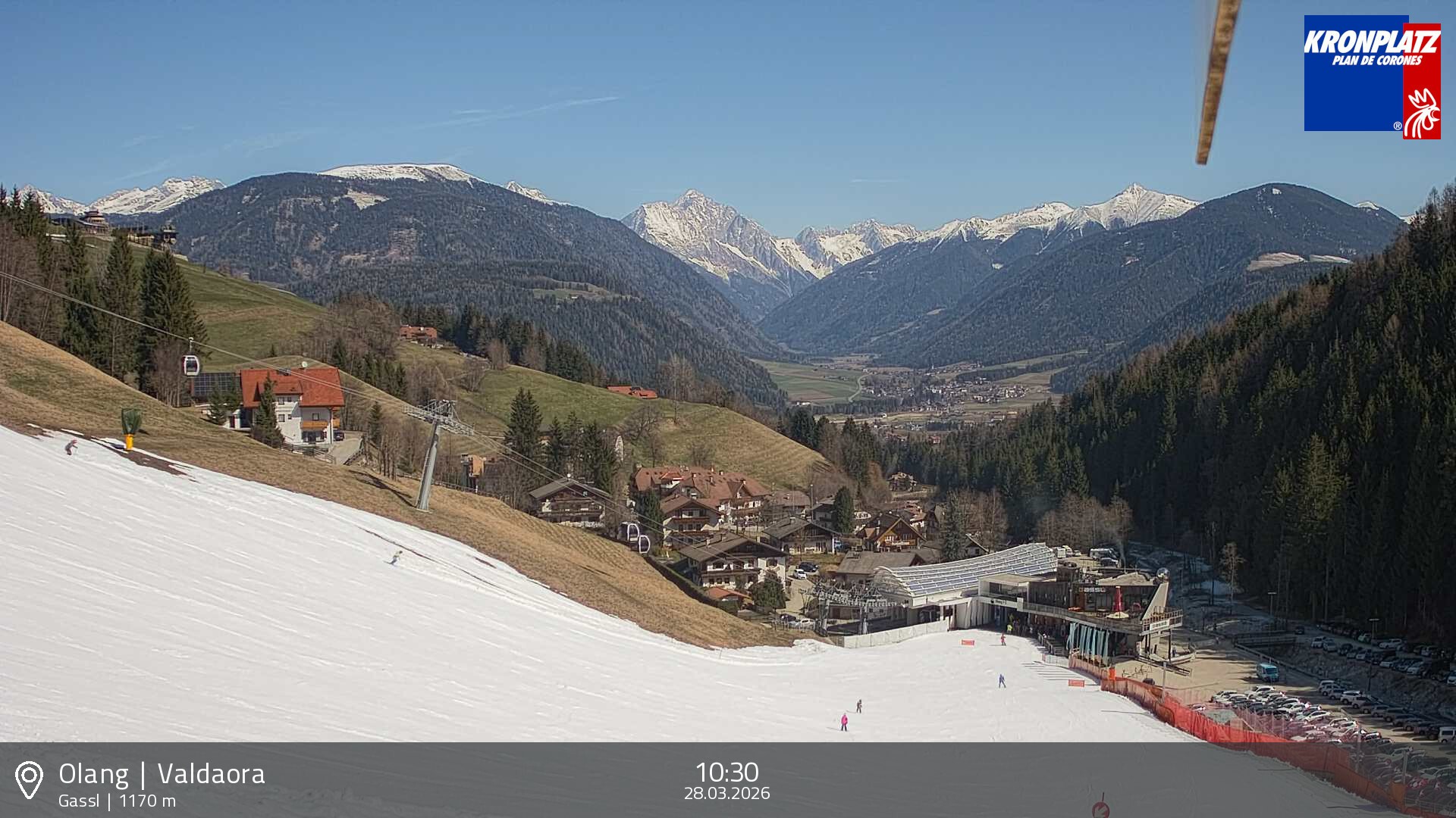 Archiv Foto Webcam Olang - Gassl, Ferienregion Kronplatz