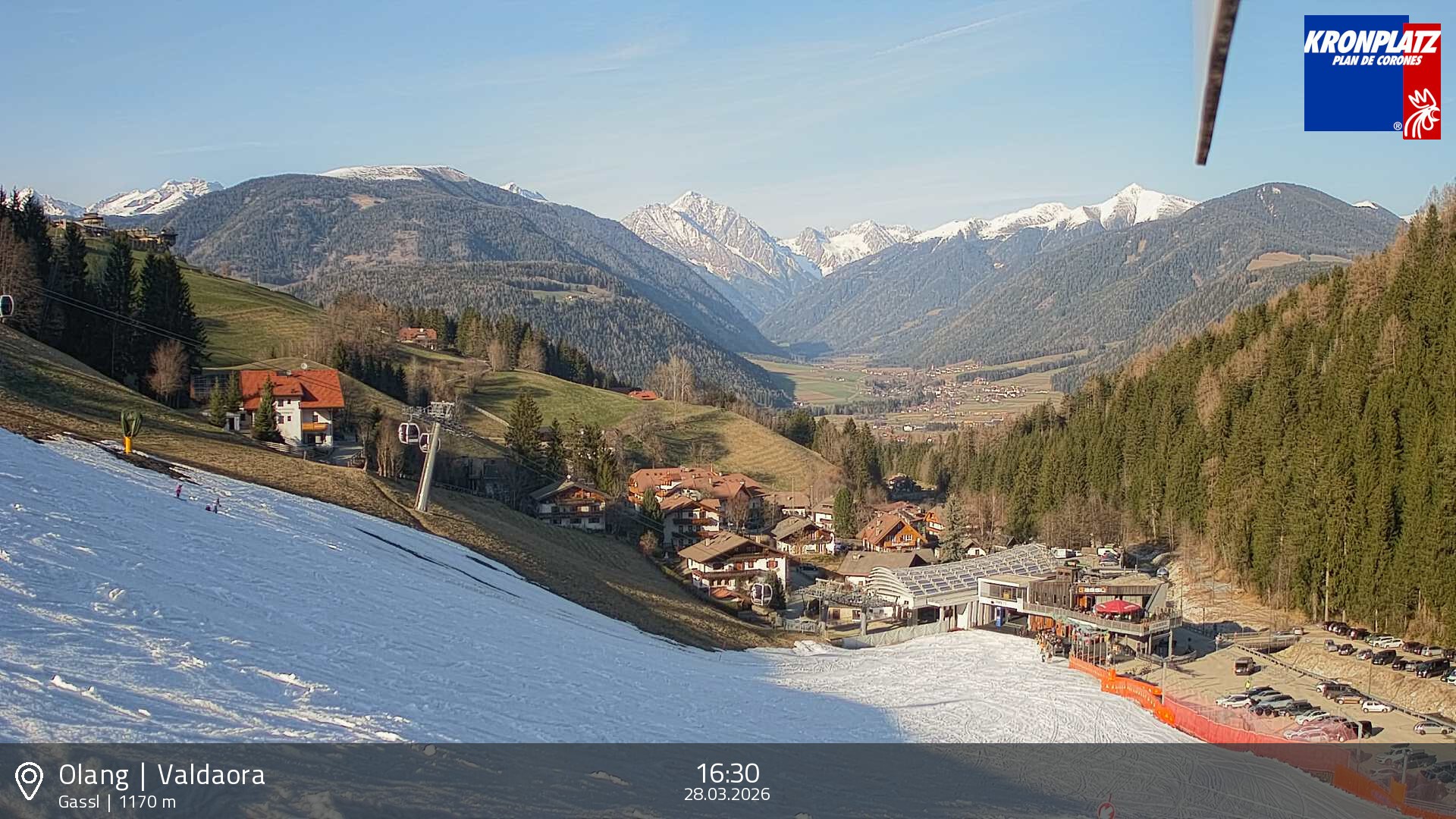 Archiv Foto Webcam Olang - Gassl, Ferienregion Kronplatz