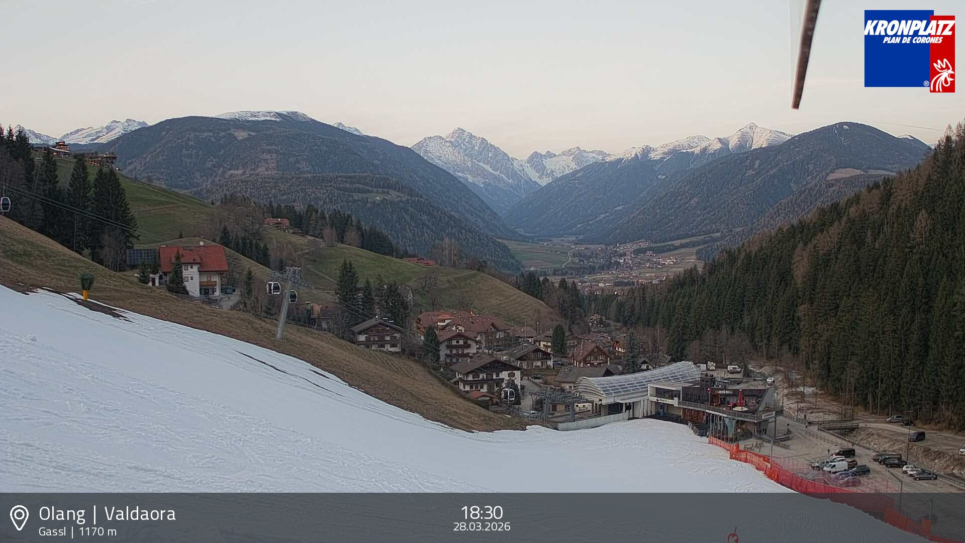 Archiv Foto Webcam Olang - Gassl, Ferienregion Kronplatz